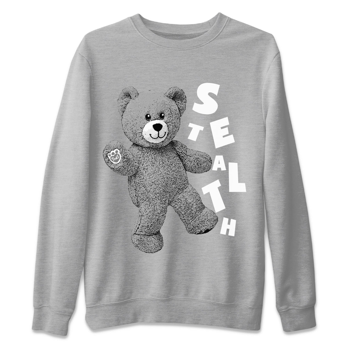 Jordan 12 Stealth Sneaker Matching T-Shirt Hello Bear Sneaker Tees Jordan 12 Stealth Sneaker Release Tees Crew Neck Tees