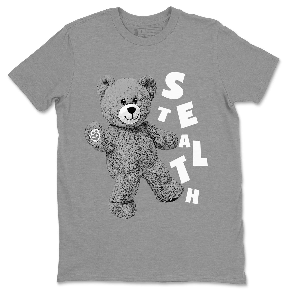 Jordan 12 Stealth Sneaker Matching T-Shirt Hello Bear Sneaker Tees Jordan 12 Stealth Sneaker Release Tees Crew Neck Tees