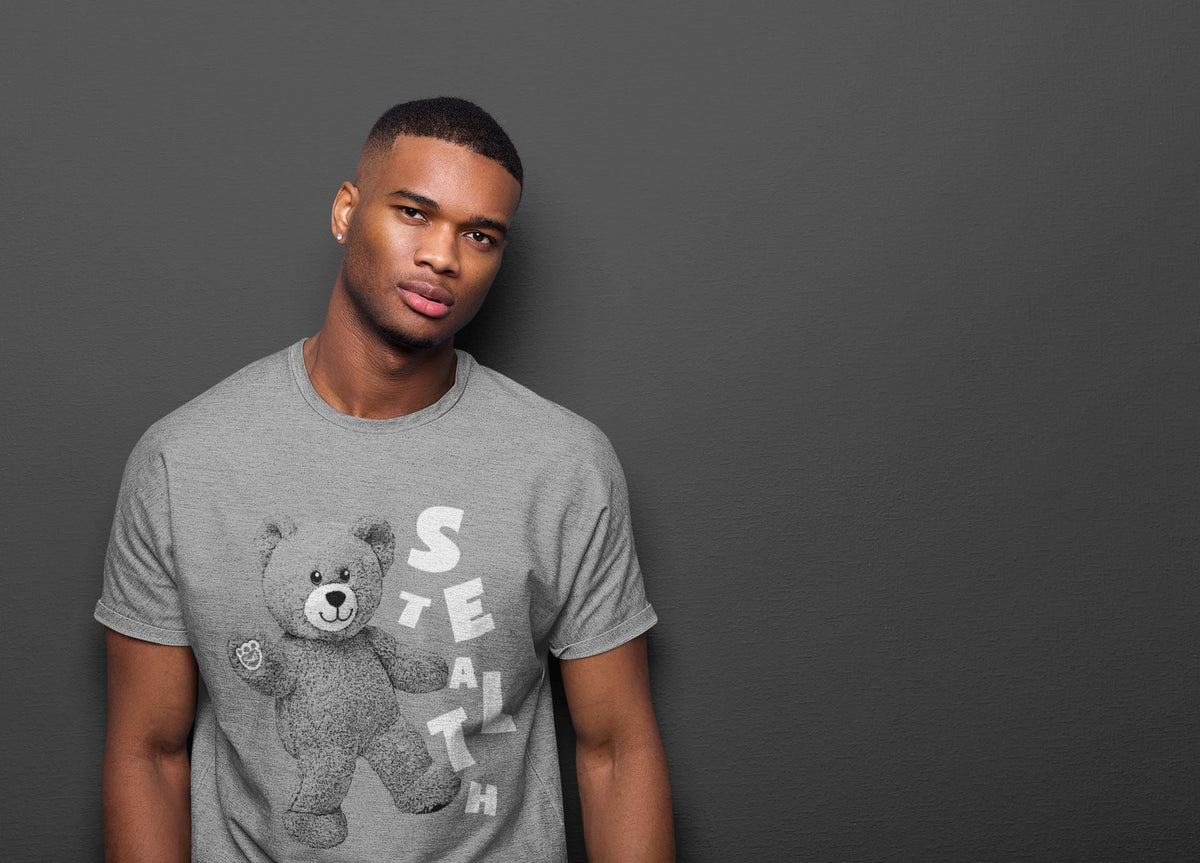 Jordan 12 Stealth Sneaker Matching T-Shirt Hello Bear Sneaker Tees Jordan 12 Stealth Sneaker Release Tees Crew Neck Tees