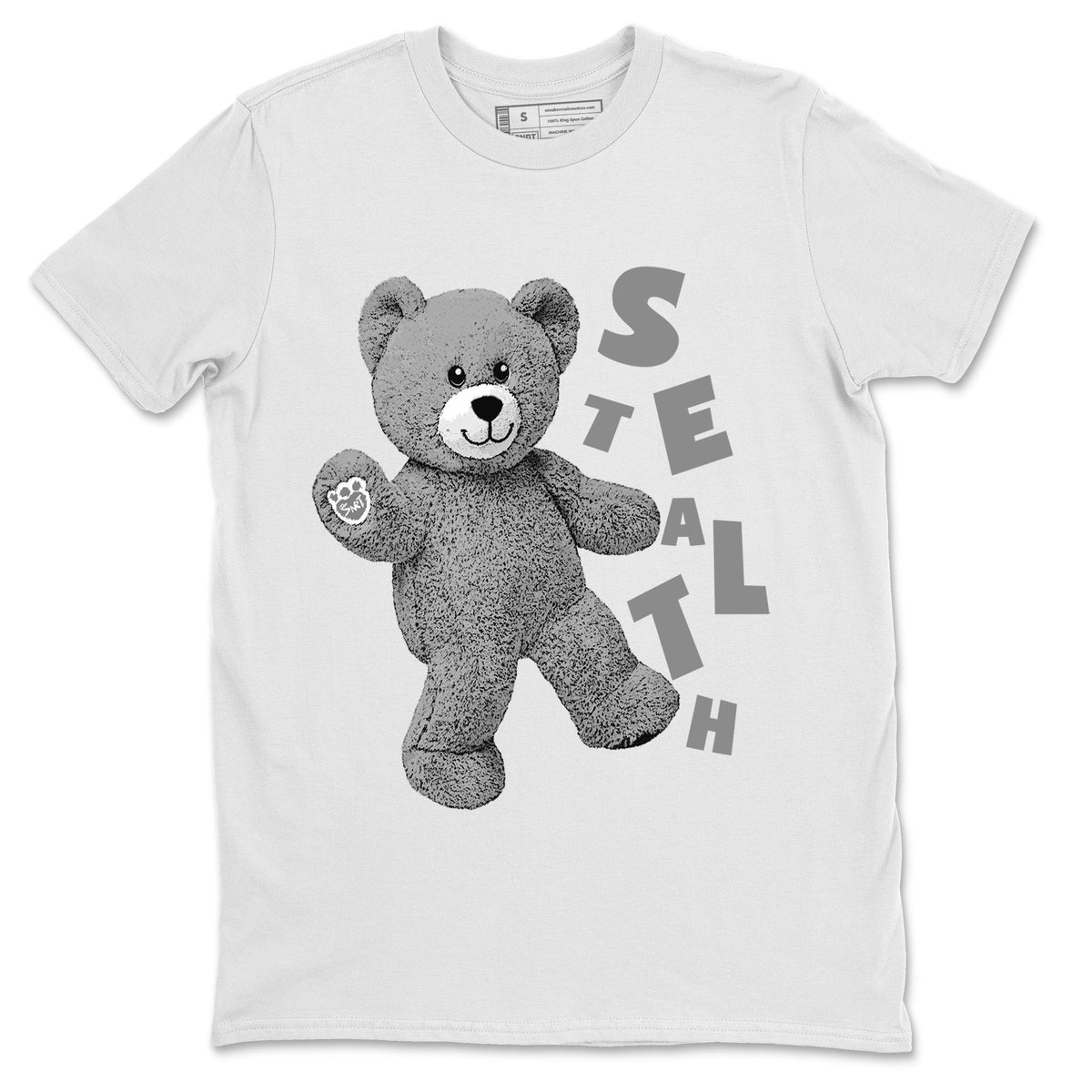 Jordan 12 Stealth Sneaker Matching T-Shirt Hello Bear Sneaker Tees Jordan 12 Stealth Sneaker Release Tees Crew Neck Tees