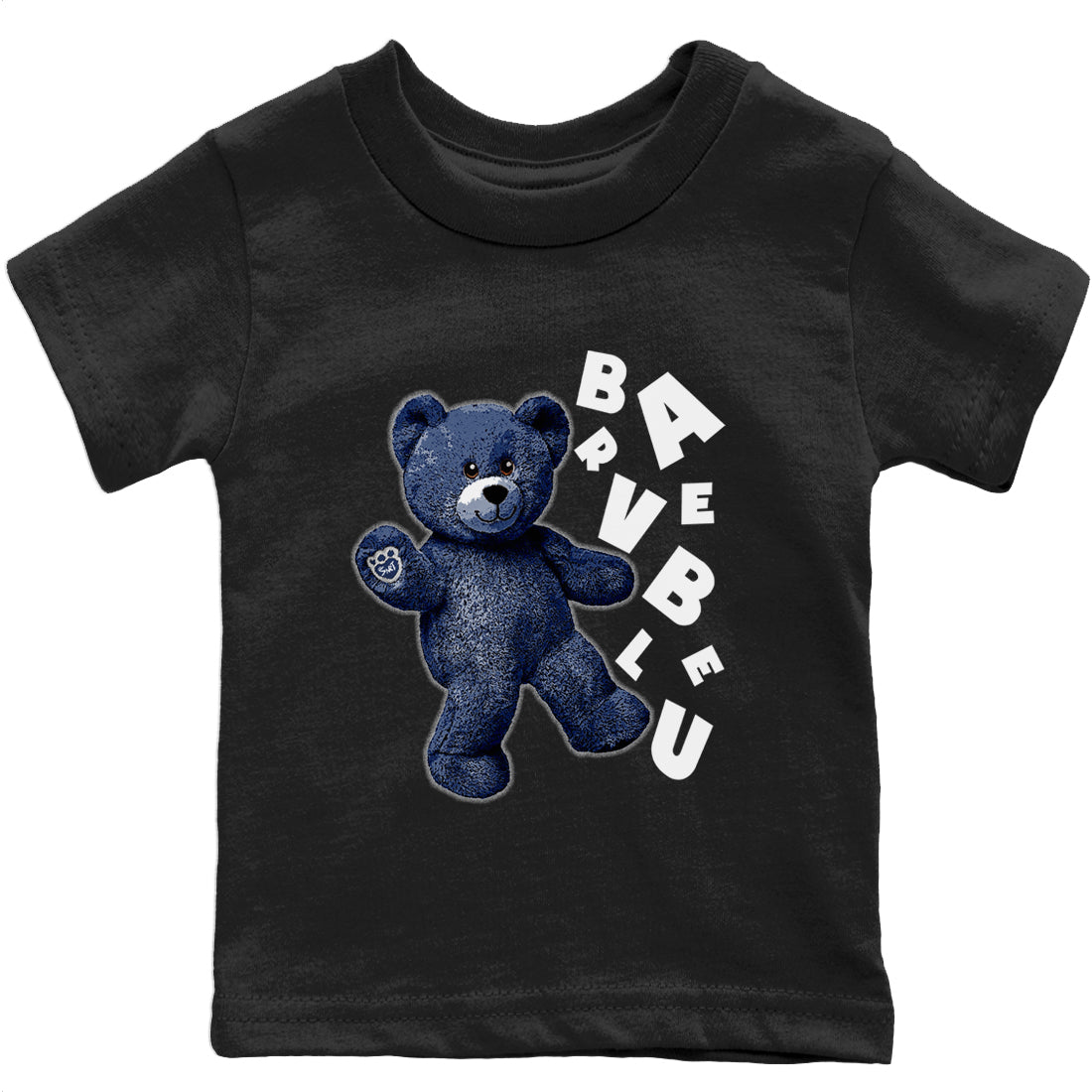 Jordan 13 Brave Blue Sneaker Matching T-Shirt Hello Bear Sneaker Tees Jordan 13 Brave Blue Sneaker Release Tees Kids Shirts