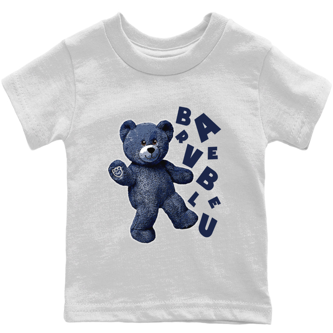 Jordan 13 Brave Blue Sneaker Matching T-Shirt Hello Bear Sneaker Tees Jordan 13 Brave Blue Sneaker Release Tees Kids Shirts