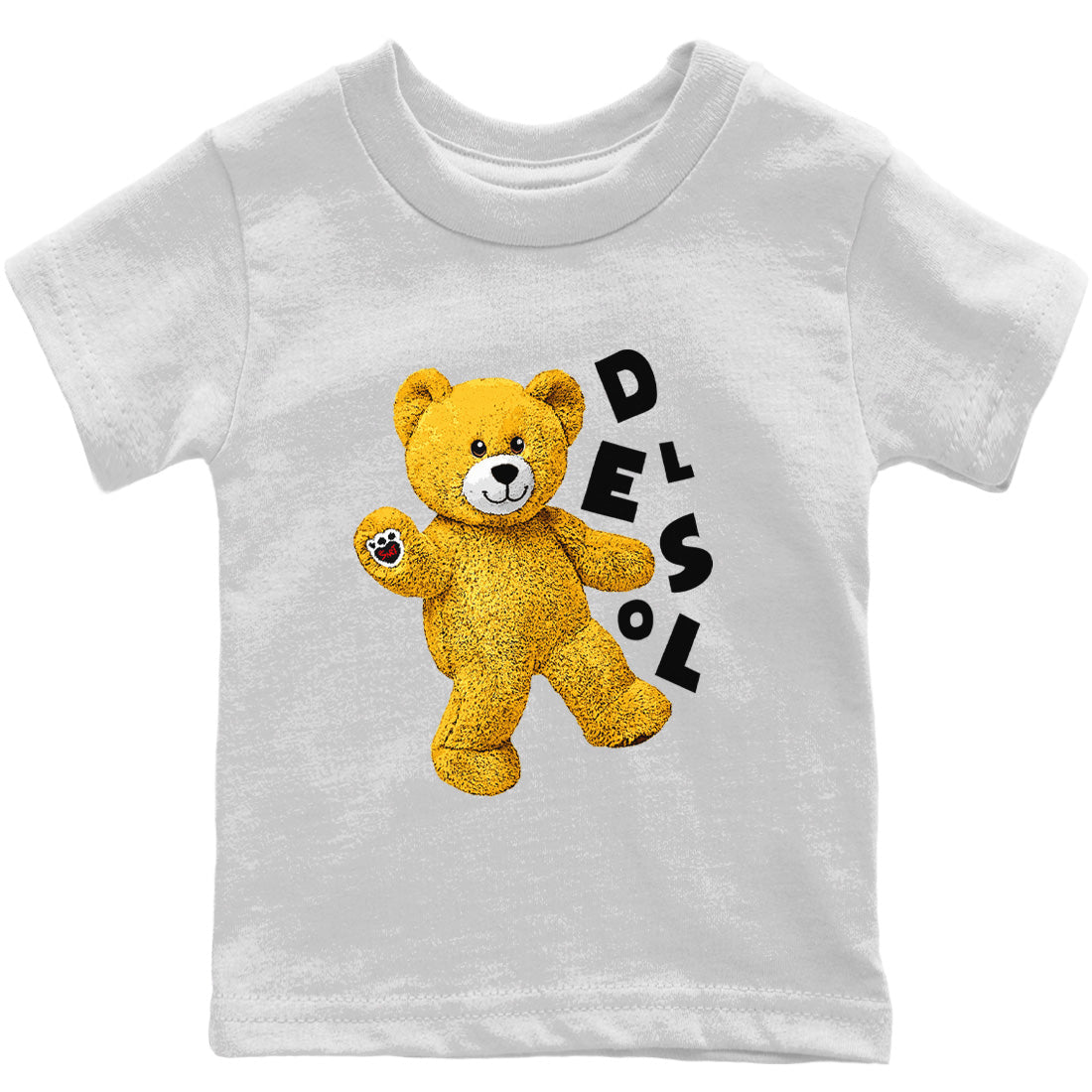 Jordan 13 Del Sol Sneaker Matching T-Shirt Hello Bear Sneaker Tees Jordan 13 Del Sol Sneaker Release Tees Kids Shirts