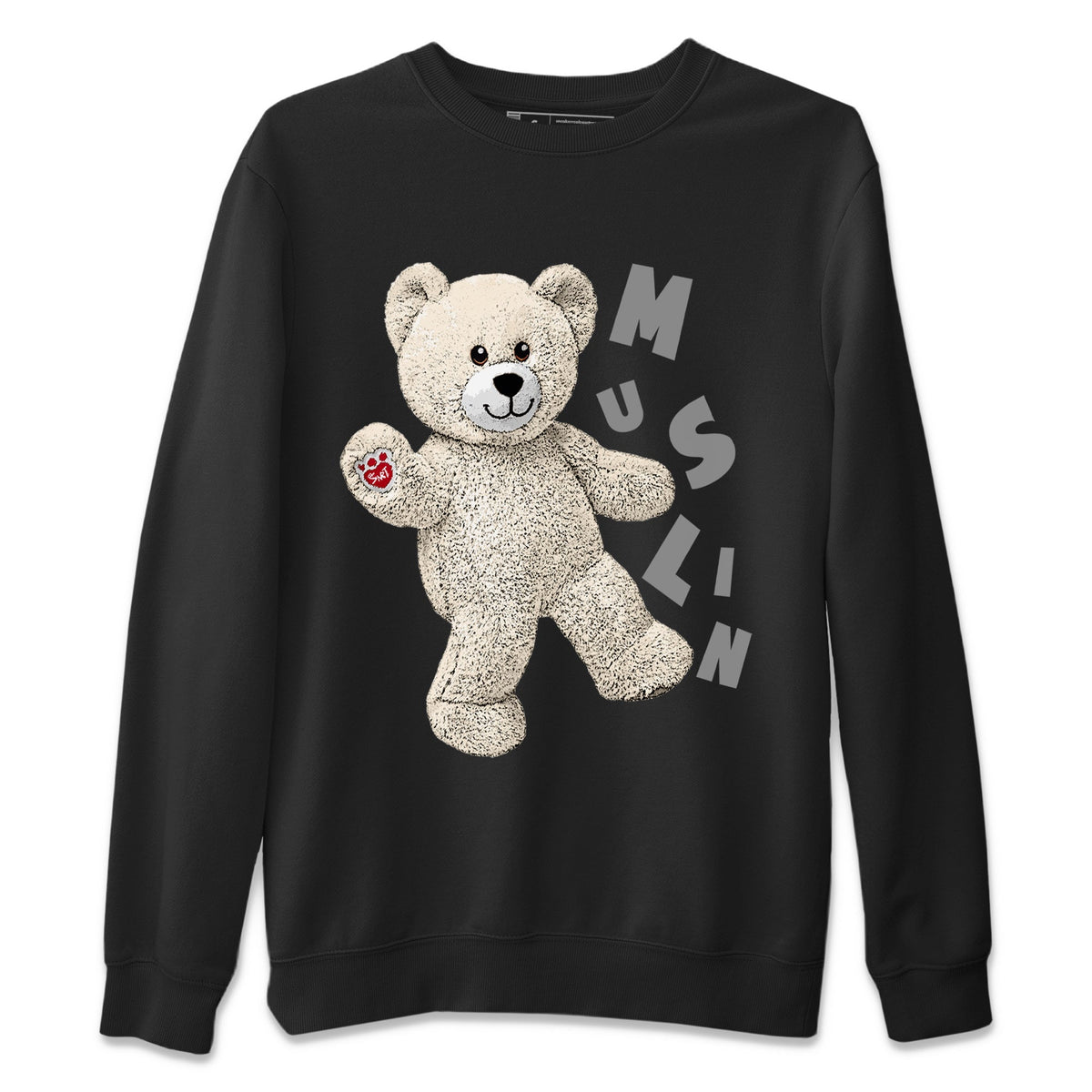 Jordan 3 Muslin Sneaker Matching T-Shirt Hello Bear Sneaker Tees Jordan 3 Muslin Sneaker Release Tees Crew Neck Tees