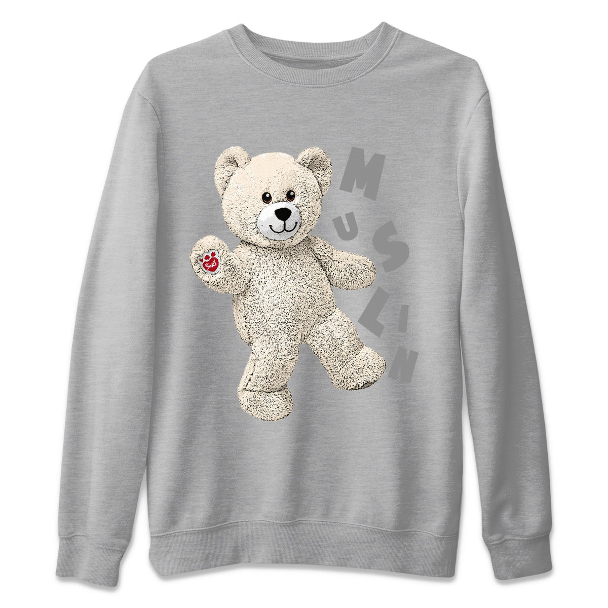 Jordan 3 Muslin Sneaker Matching T-Shirt Hello Bear Sneaker Tees Jordan 3 Muslin Sneaker Release Tees Crew Neck Tees