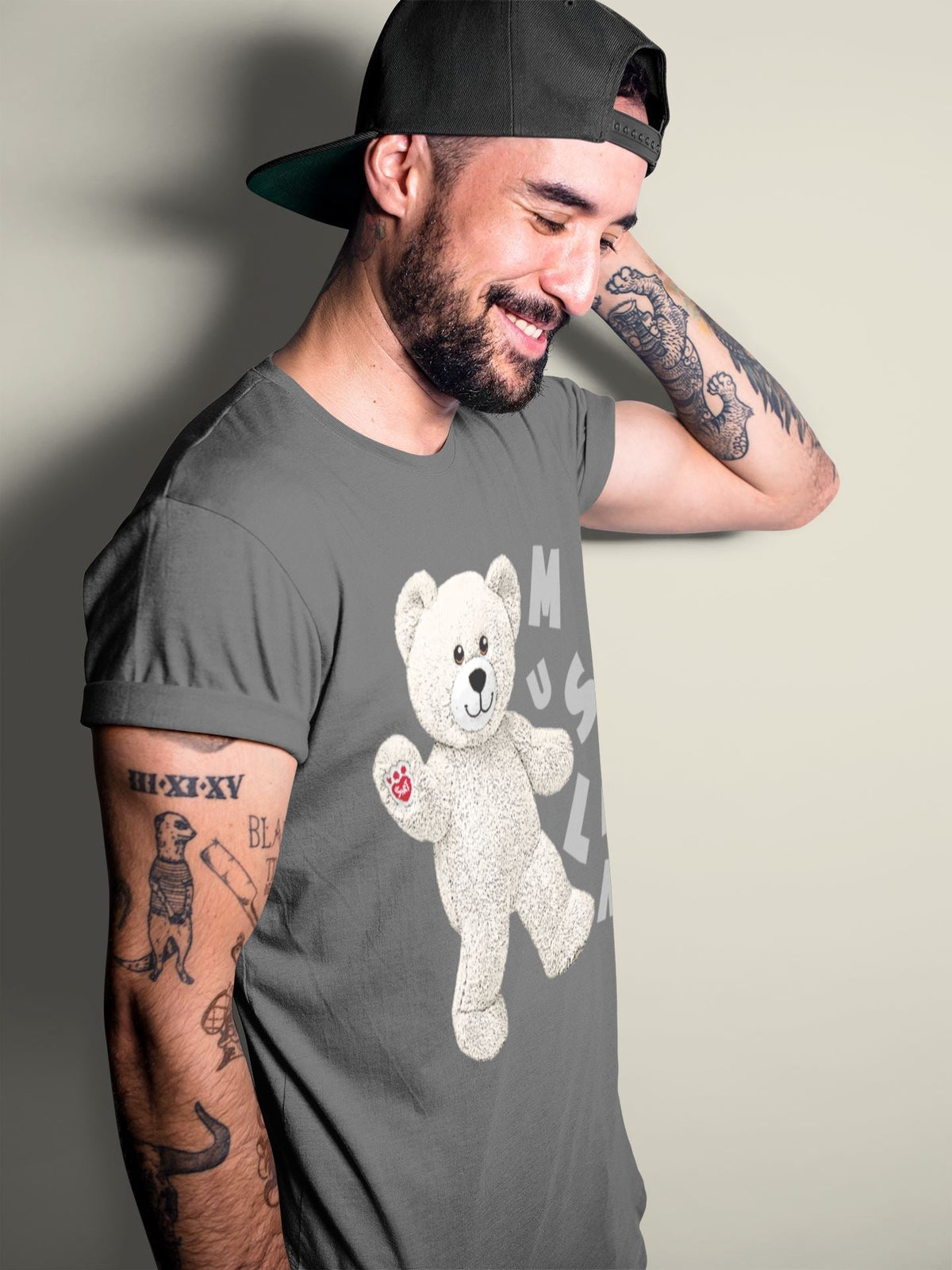 Jordan 3 Muslin Sneaker Matching T-Shirt Hello Bear Sneaker Tees Jordan 3 Muslin Sneaker Release Tees Crew Neck Tees