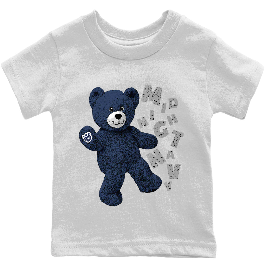 Jordan 4 Midnight Navy Sneaker Matching T-Shirt Hello Bear Sneaker Tees Jordan 4 Midnight Navy Sneaker Release Tees Kids Shirts