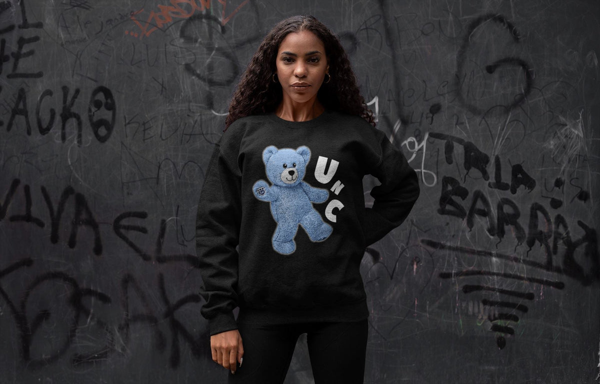 Jordan 6 UNC Shirt To Match Jordans Hello Bear Sneaker Tees Jordan 6 UNC Drip Gear Zone Sneaker Matching Clothing Unisex Shirts
