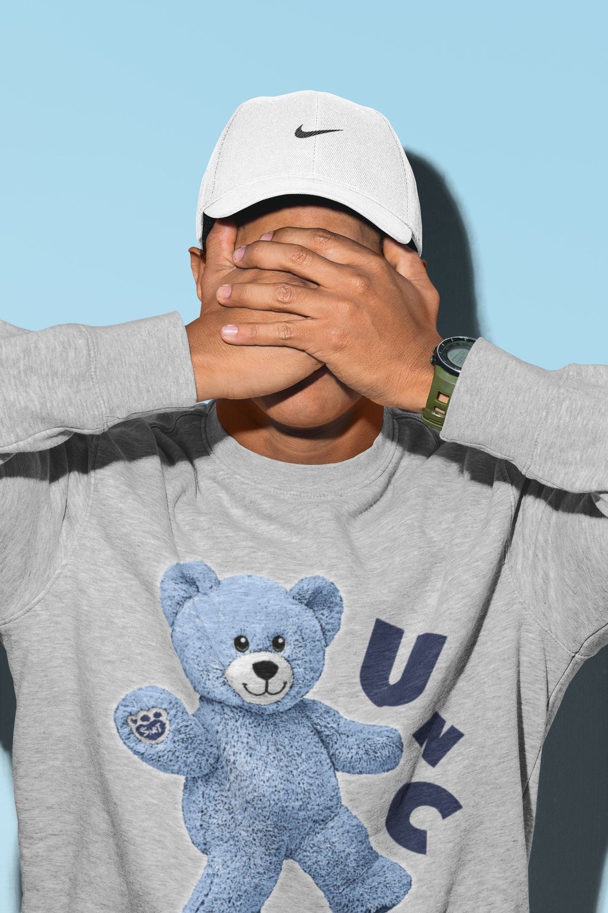 Jordan 6 UNC Shirt To Match Jordans Hello Bear Sneaker Tees Jordan 6 UNC Drip Gear Zone Sneaker Matching Clothing Unisex Shirts