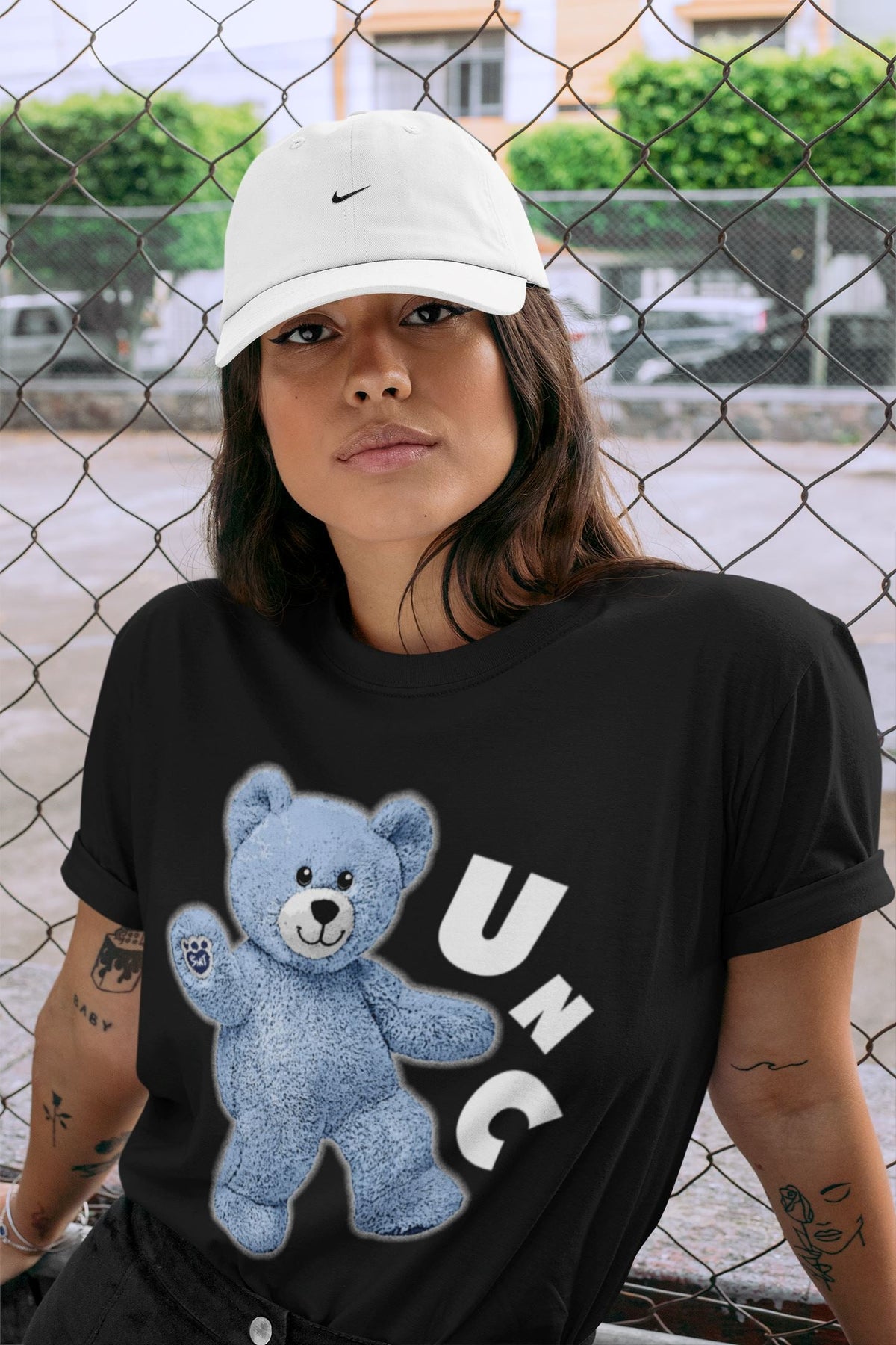 Jordan 6 UNC Shirt To Match Jordans Hello Bear Sneaker Tees Jordan 6 UNC Drip Gear Zone Sneaker Matching Clothing Unisex Shirts
