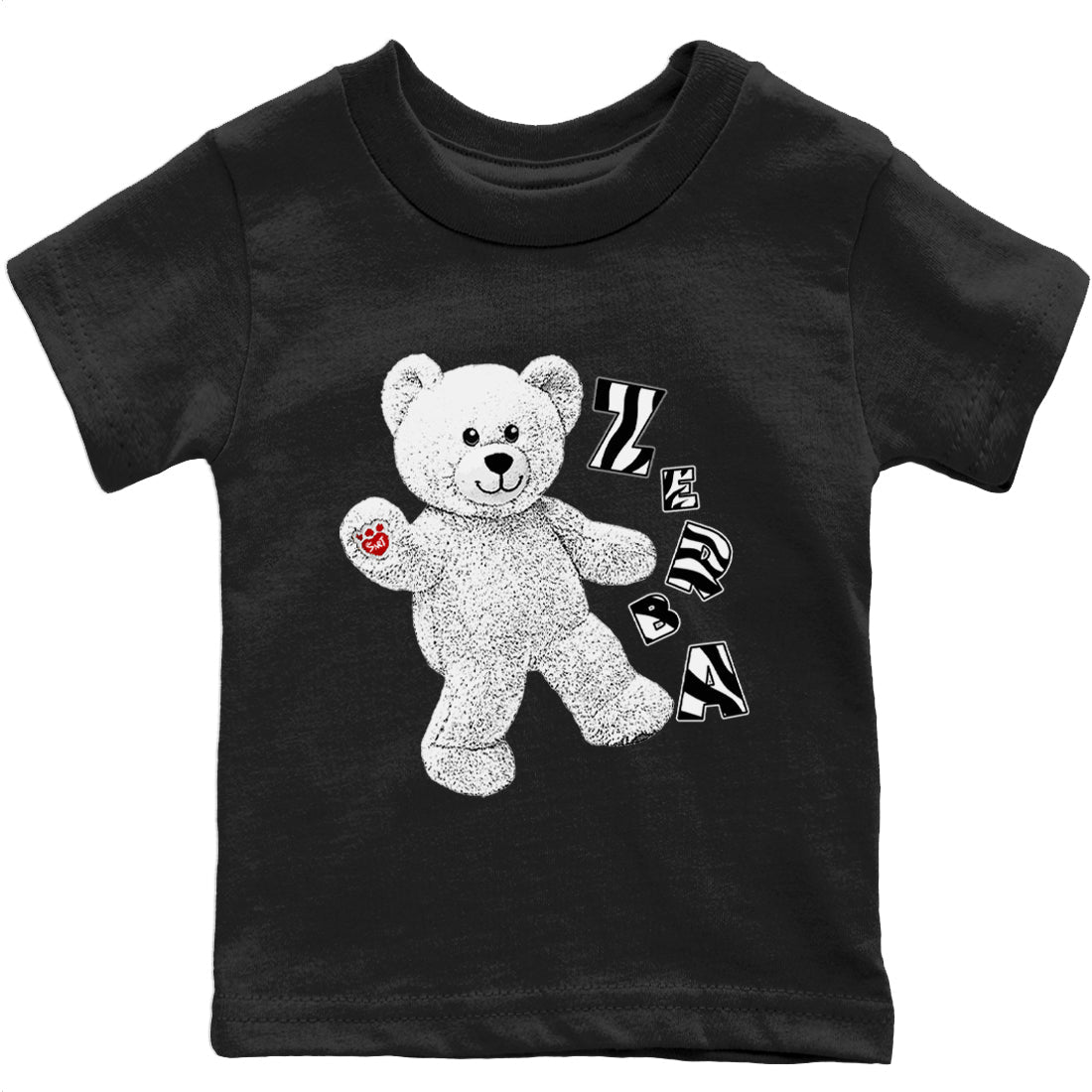 Yeezy 350 Zebra Shirt To Match Jordans Hello Bear Sneaker Tees Yeezy 350 Zebra Drip Gear Zone Sneaker Matching Clothing Kids Shirts