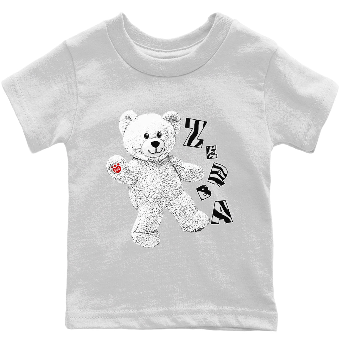 Yeezy 350 Zebra Shirt To Match Jordans Hello Bear Sneaker Tees Yeezy 350 Zebra Drip Gear Zone Sneaker Matching Clothing Kids Shirts