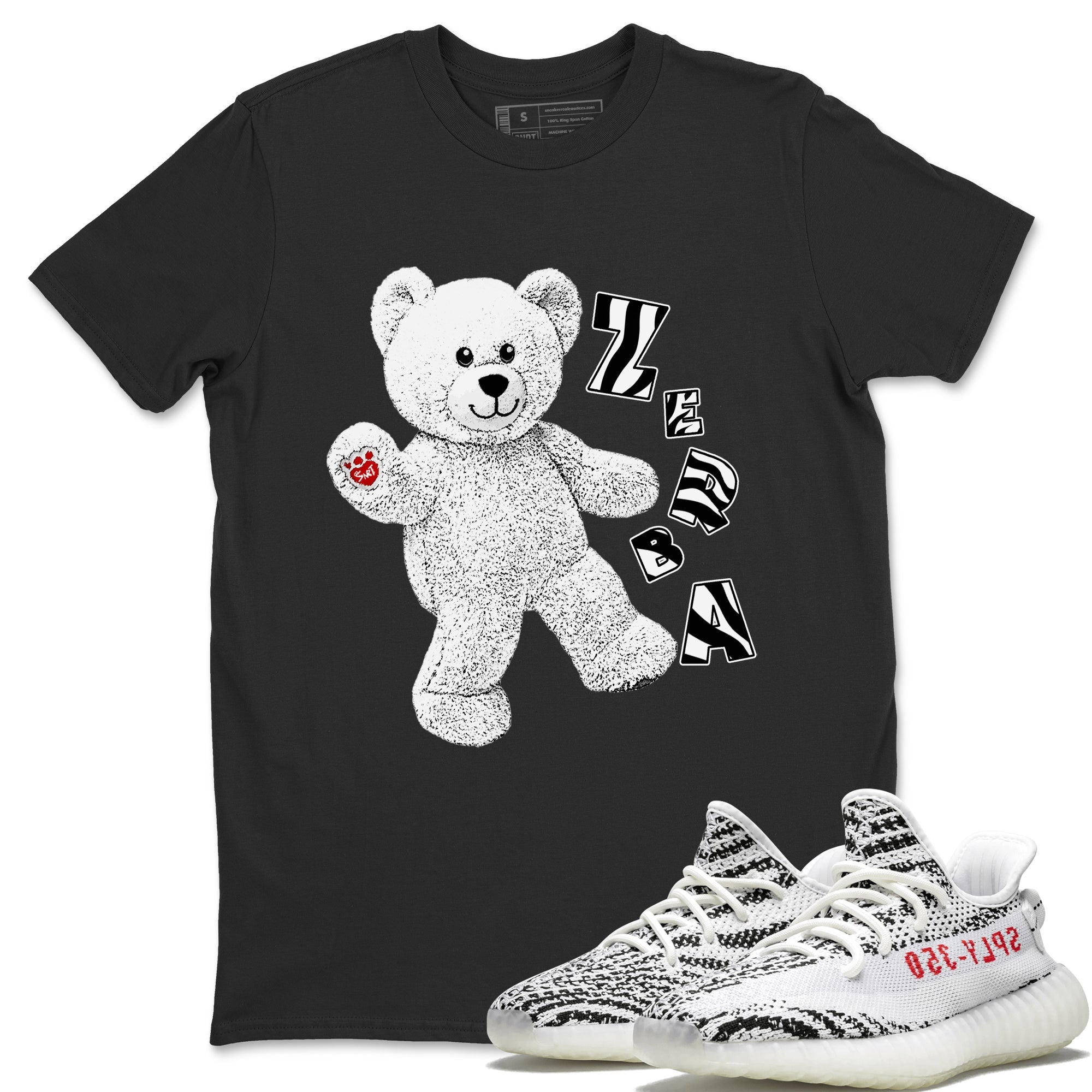 Yeezy 350 Zebra Shirt To Match Jordans Hello Bear Sneaker Tees Yeezy 350 Zebra Drip Gear Zone Sneaker Matching Clothing Unisex Shirts