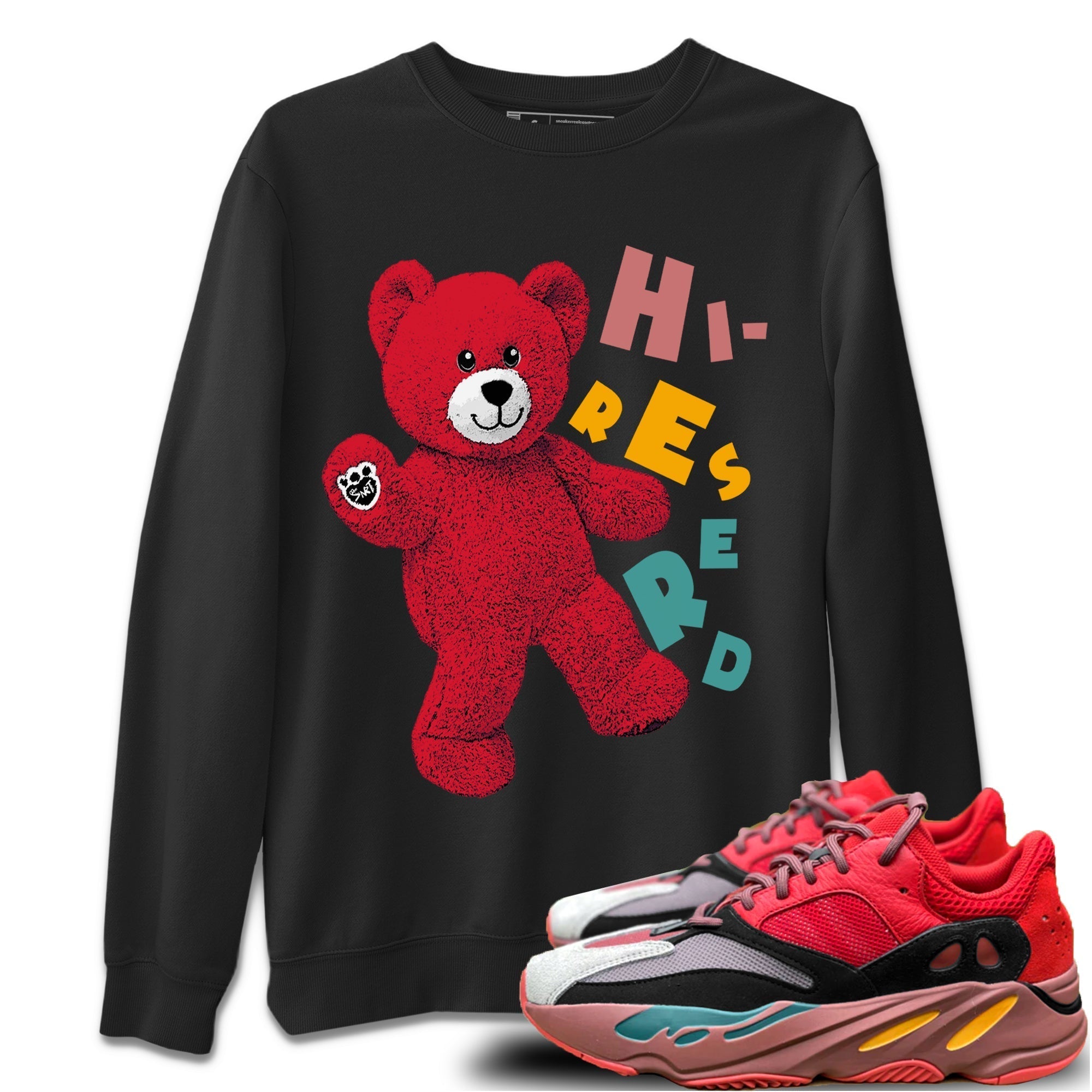 Yeezy 700 Hi-Res Red Shirt To Match Jordans Hello Bear Sneaker Tees Yeezy 700 Hi-Res Red Drip Gear Zone Sneaker Matching Clothing Unisex Shirts