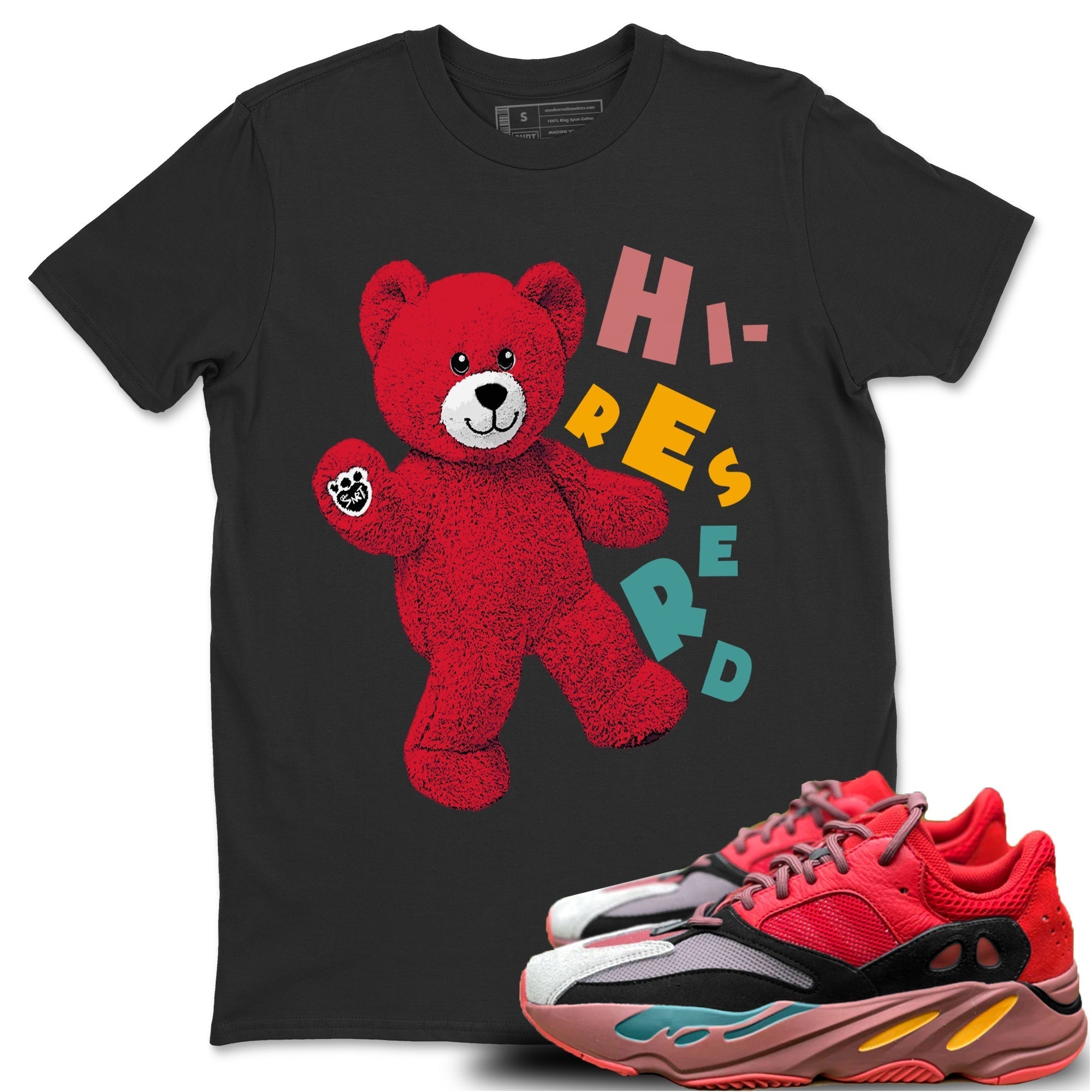 Yeezy 700 Hi-Res Red Shirt To Match Jordans Hello Bear Sneaker Tees Yeezy 700 Hi-Res Red Drip Gear Zone Sneaker Matching Clothing Unisex Shirts