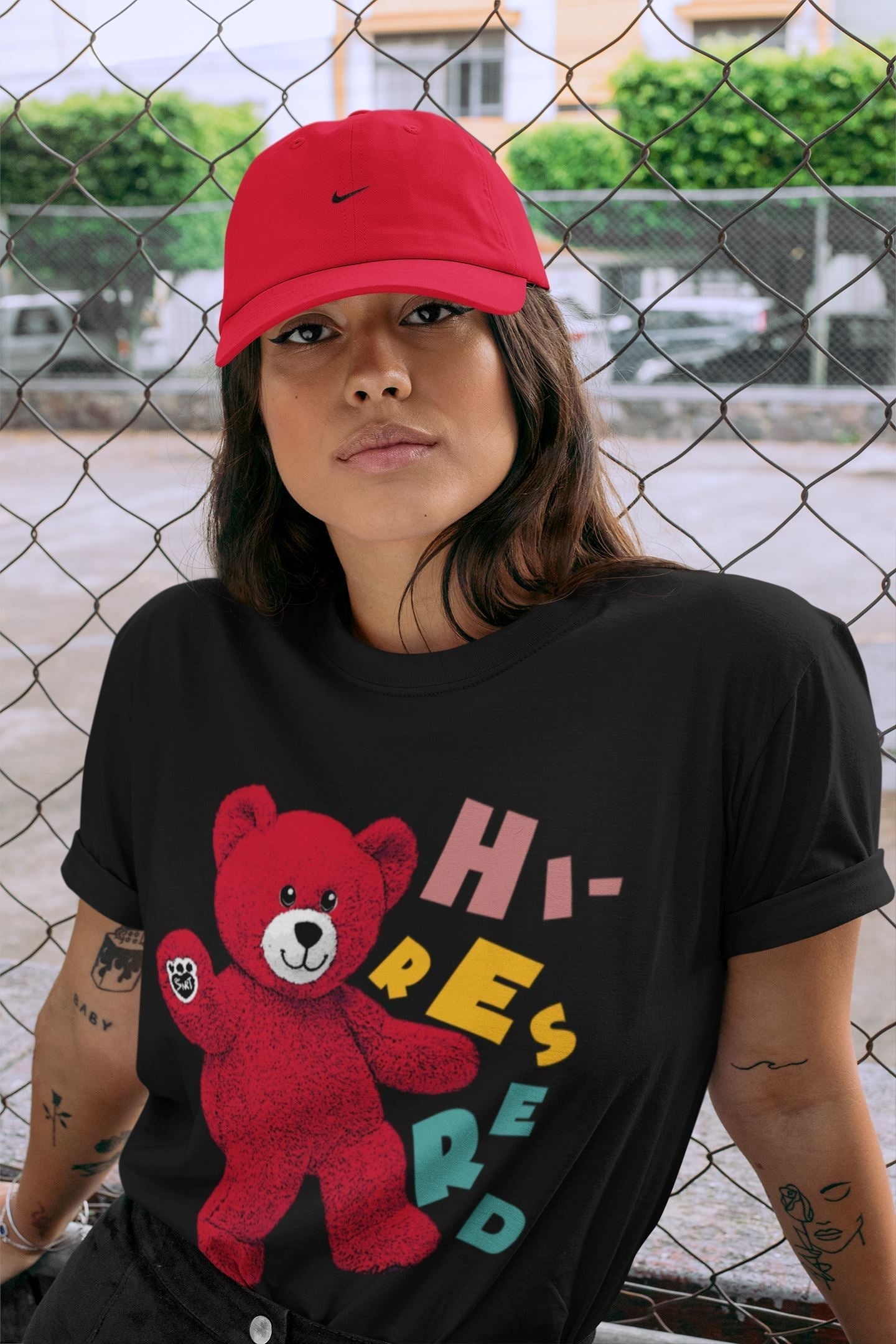 Yeezy 700 Hi-Res Red Shirt To Match Jordans Hello Bear Sneaker Tees Yeezy 700 Hi-Res Red Drip Gear Zone Sneaker Matching Clothing Unisex Shirts
