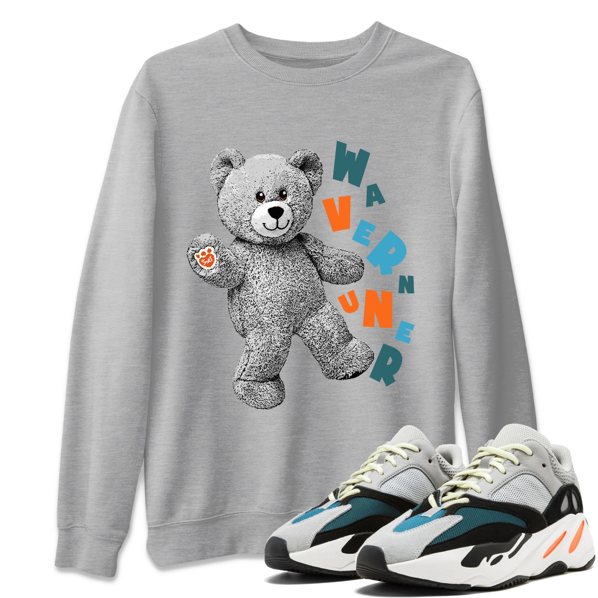 Yeezy 700 Wave Runner Shirt To Match Jordans Hello Bear Sneaker Tees Yeezy 700 Wave Runner Drip Gear Zone Sneaker Matching Clothing Unisex Shirts