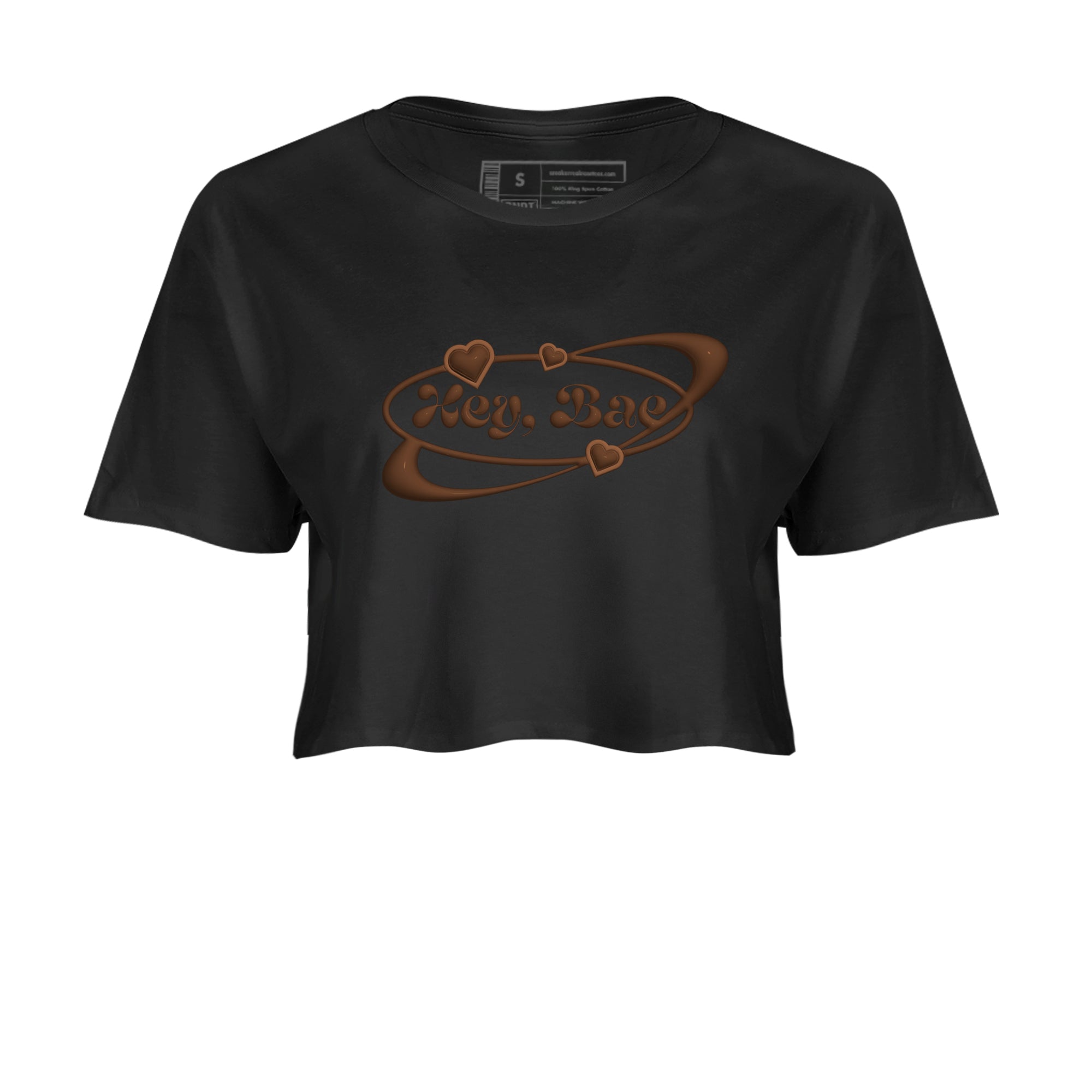 Dunk Cacao Wow shirt to match jordans Hey Bae sneaker match tees Nike Dunk Cacao Wow Drip Gear Zone Black 2 Crop T-Shirt