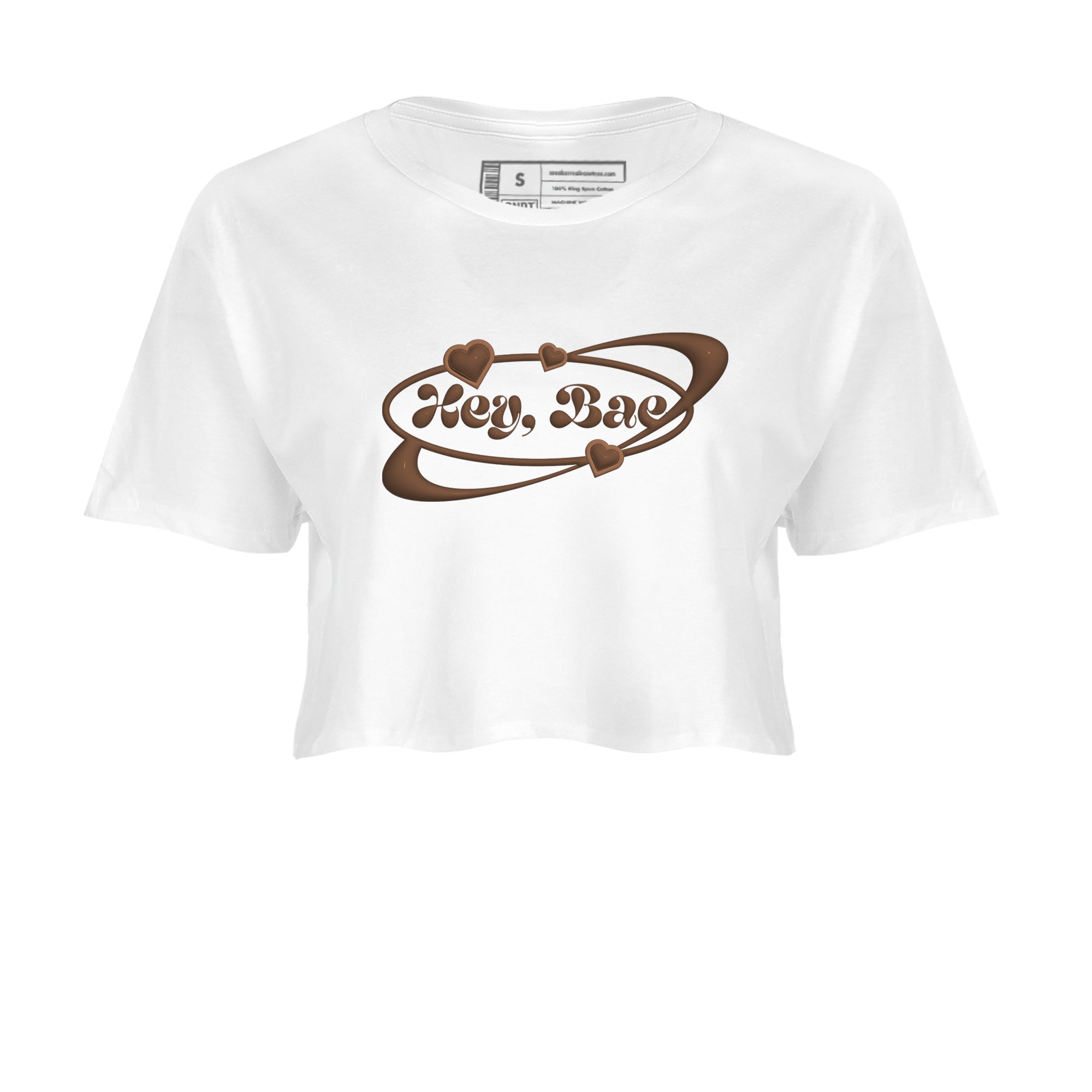 Dunk Cacao Wow shirt to match jordans Hey Bae sneaker match tees Nike Dunk Cacao Wow Drip Gear Zone White 2 Crop T-Shirt