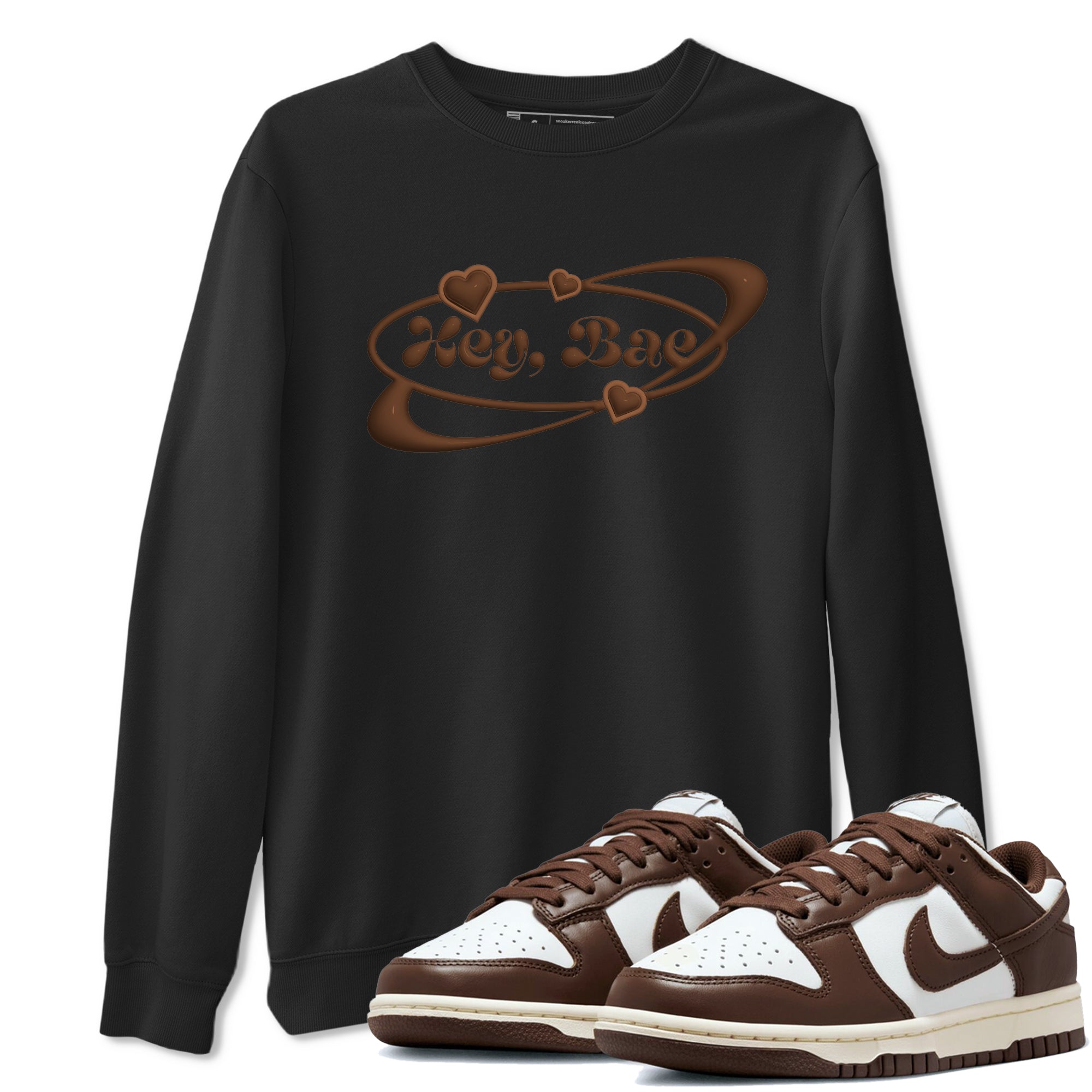 Dunk Cacao Wow shirt to match jordans Hey Bae sneaker match tees Nike Dunk Cacao Wow Drip Gear Zone Unisex Black 1 T-Shirt