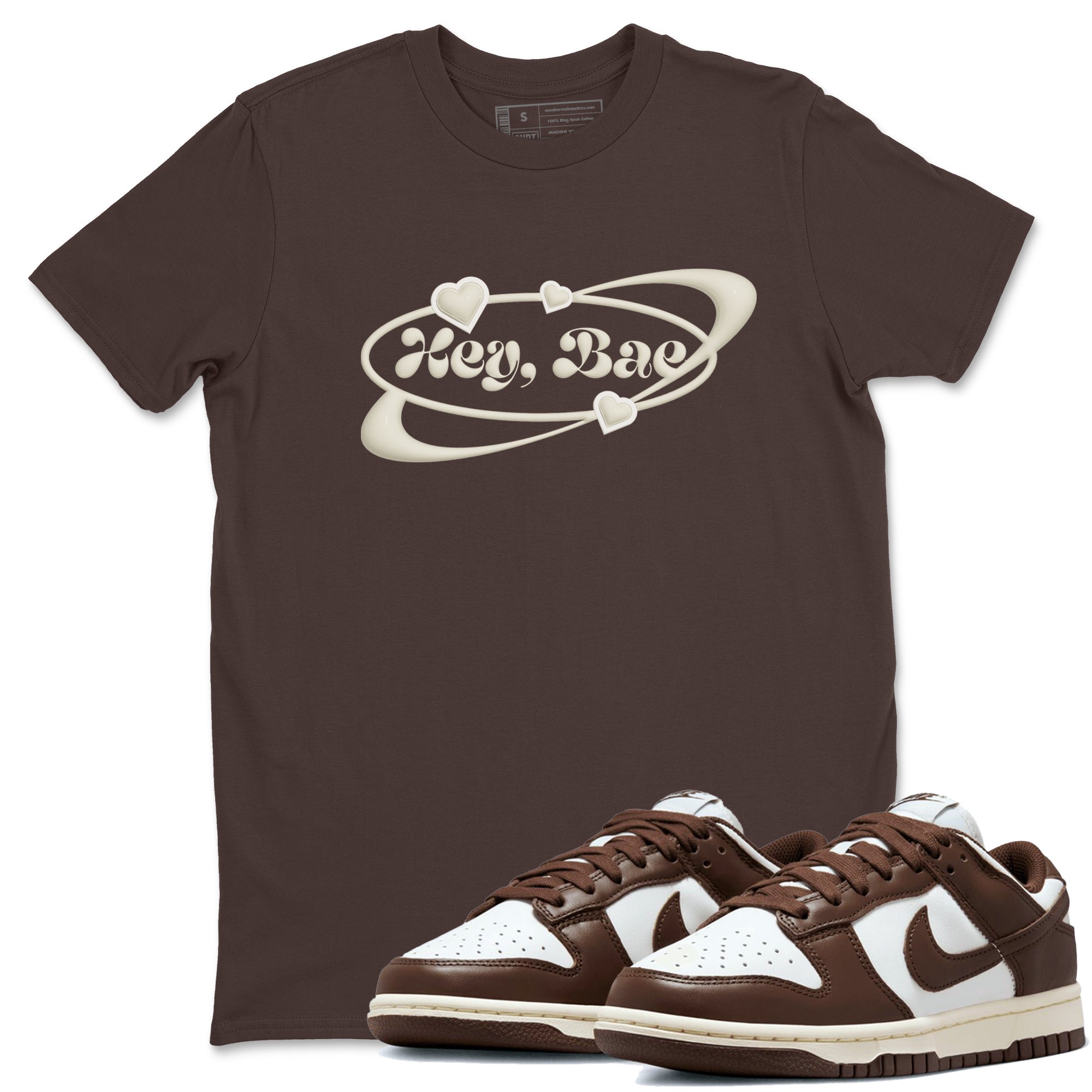 Dunk Cacao Wow shirt to match jordans Hey Bae sneaker match tees Nike Dunk Cacao Wow Drip Gear Zone Unisex Dark Chocolate 1 T-Shirt