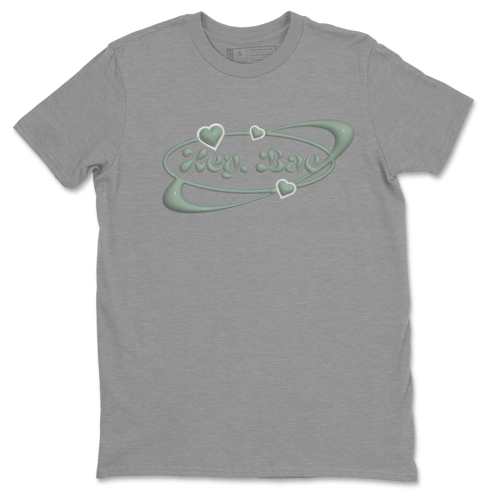 Dunk Mica Green Sneaker Match Tees Hey Bae Sneaker Tees Dunk Low Mica Green Sneaker Release Tees Unisex Shirts Heather Grey 2