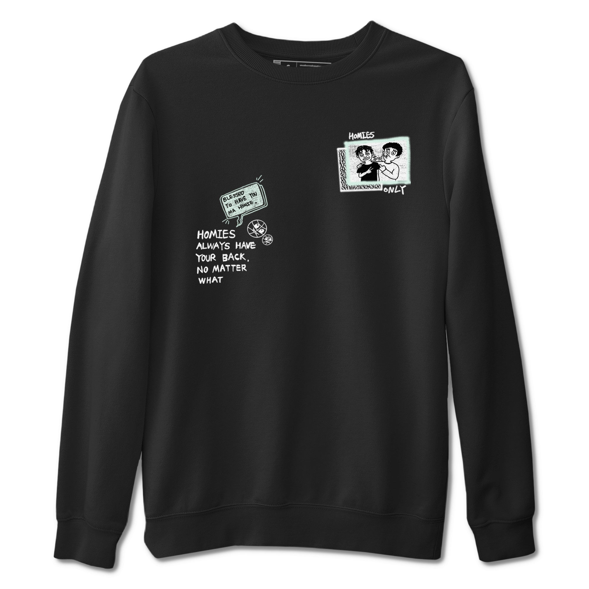 3s Green Glow shirt to match jordans Homies Only sneaker tees Air Jordan 3 Green Glow Drip Gear Zone unisex cotton Black 2 crew neck shirt