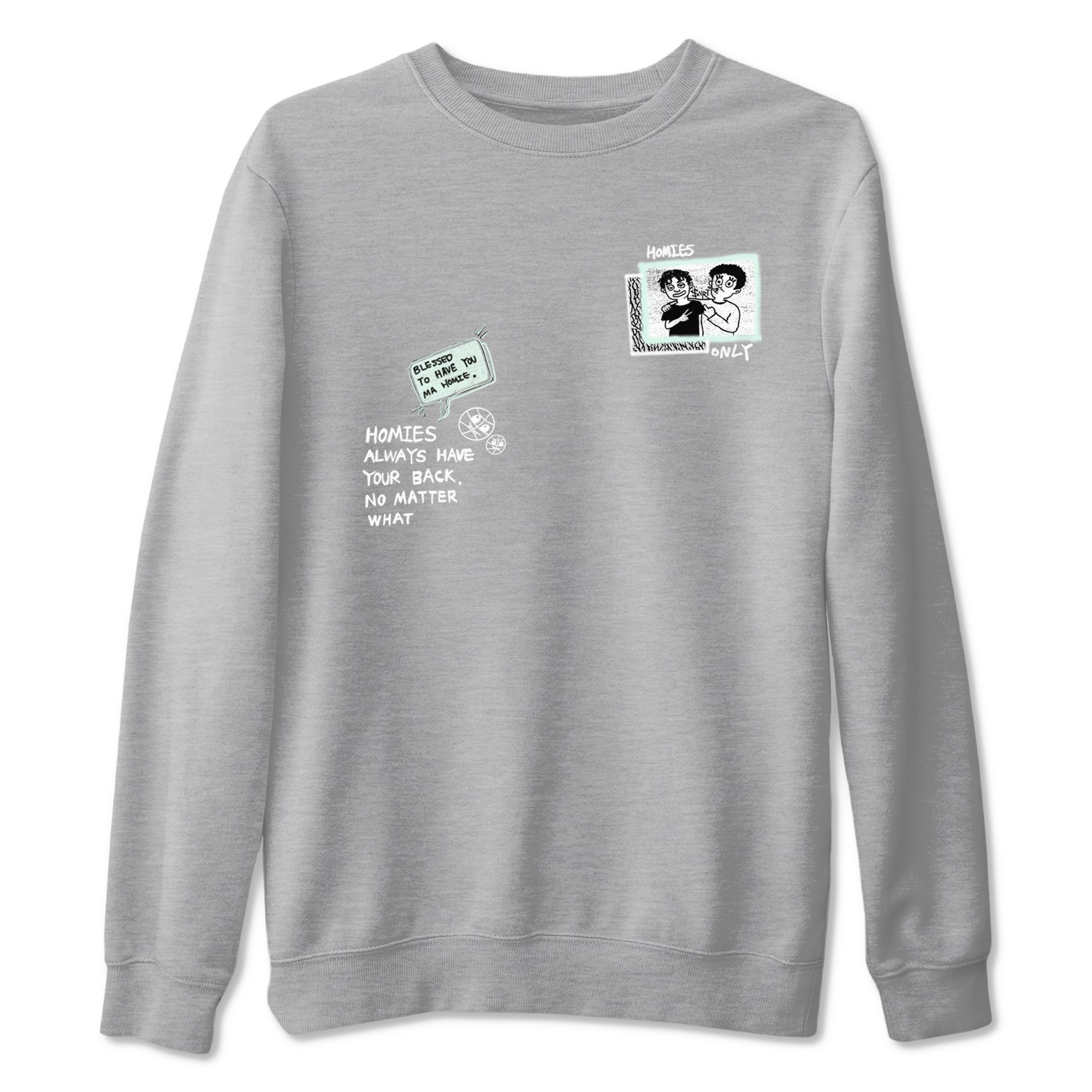 3s Green Glow shirt to match jordans Homies Only sneaker tees Air Jordan 3 Green Glow Drip Gear Zone unisex cotton Heather Grey 2 crew neck shirt