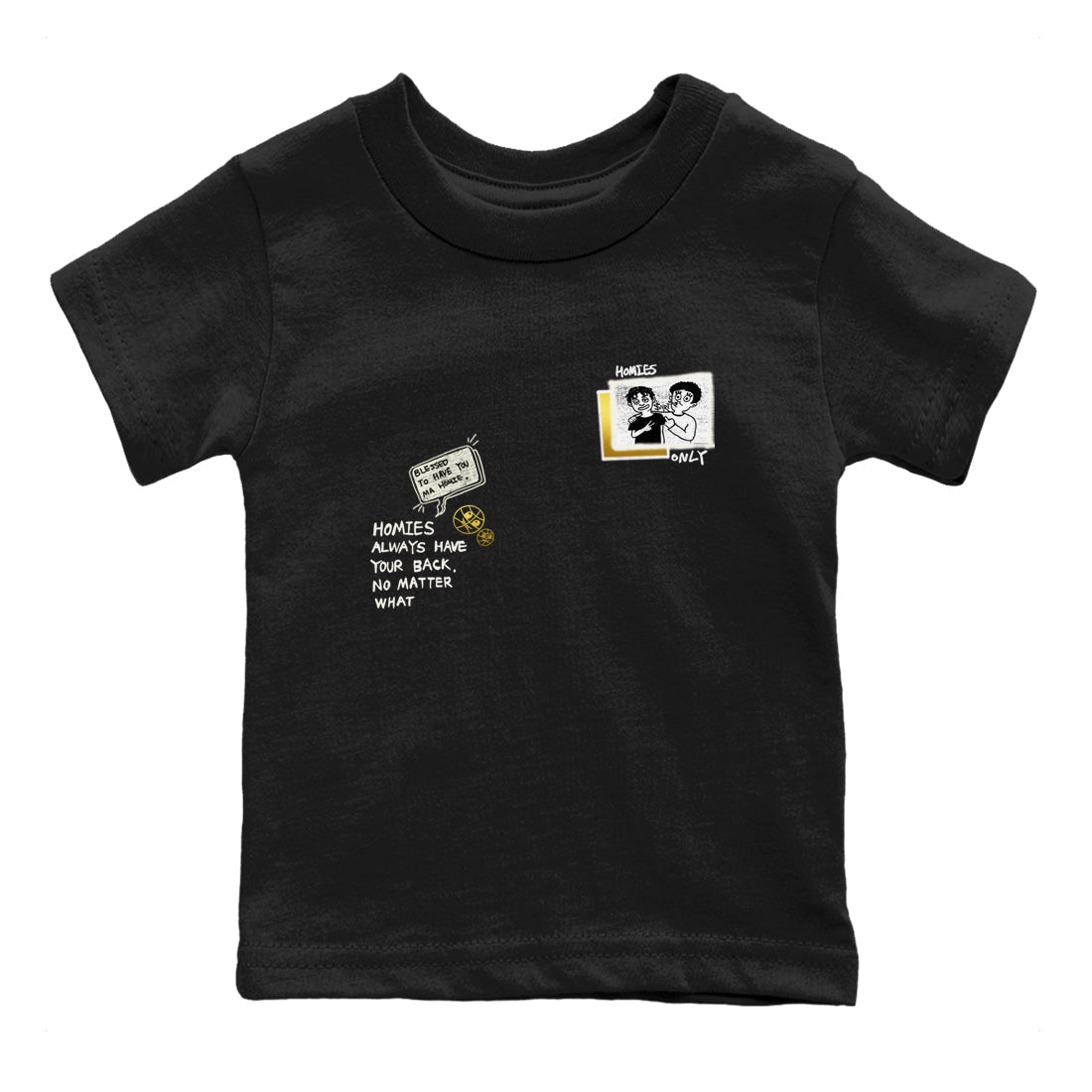 Air Jordan 4 WMNS Sail shirt to match jordans Homies Only sneaker tees 4s Sail Drip Gear Zone baby toddler Black 2 cotton Shirt