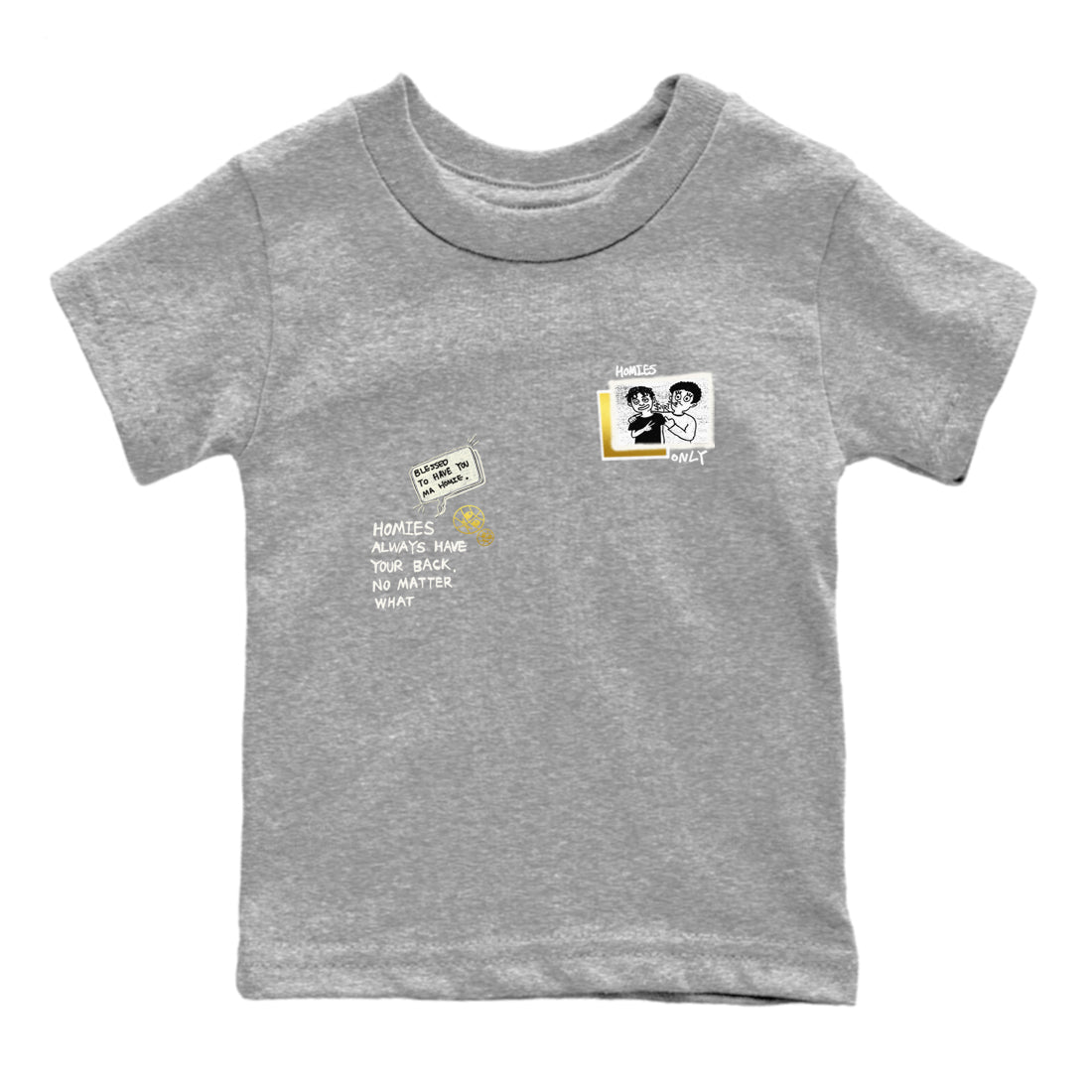 Air Jordan 4 WMNS Sail shirt to match jordans Homies Only sneaker tees 4s Sail Drip Gear Zone baby toddler Heather Grey 2 cotton Shirt