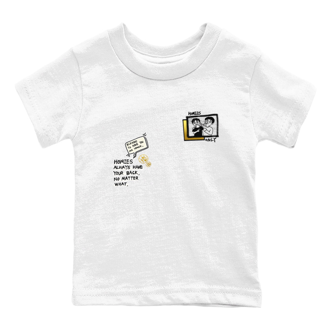 Air Jordan 4 WMNS Sail shirt to match jordans Homies Only sneaker tees 4s Sail Drip Gear Zone baby toddler White 2 cotton Shirt