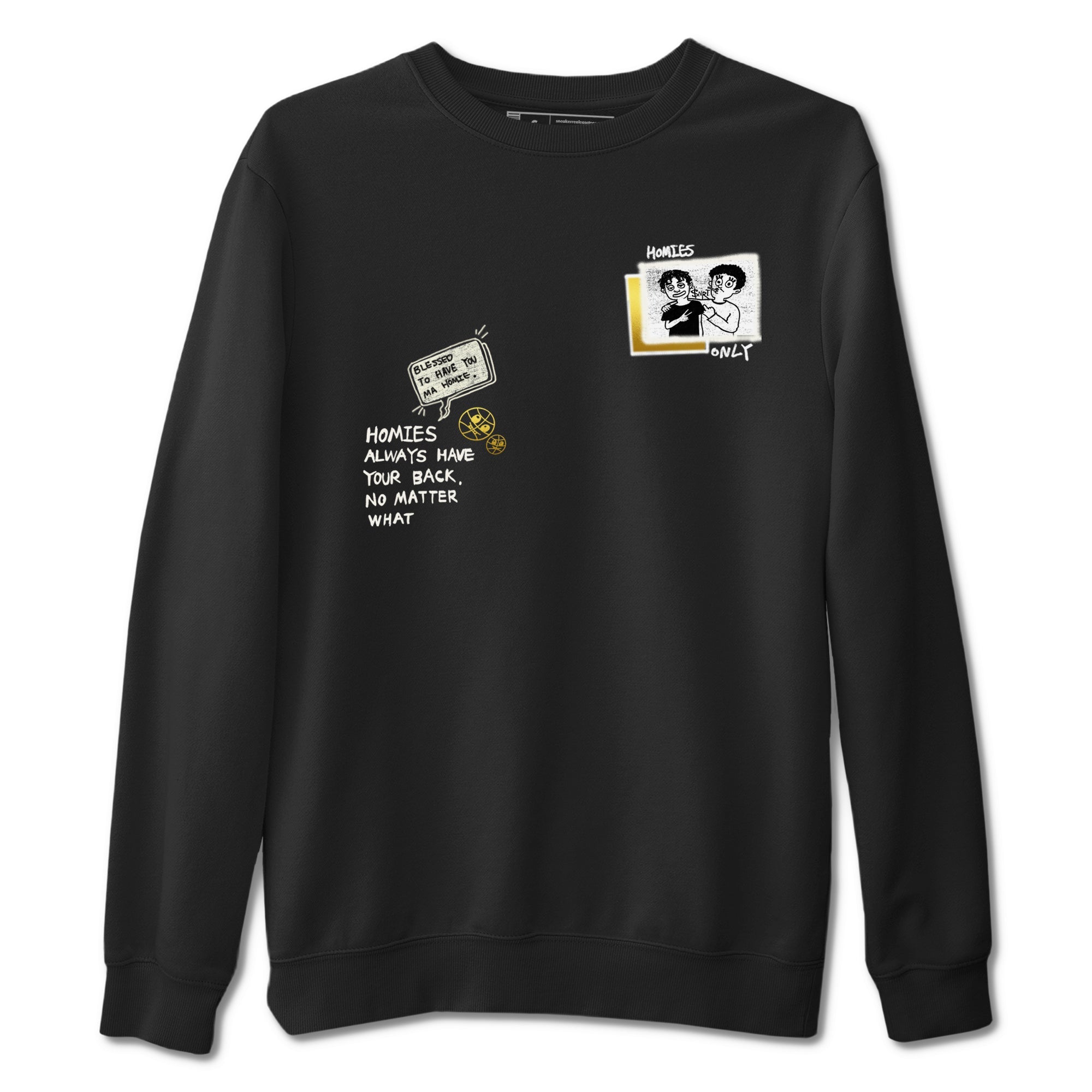 Air Jordan 4 WMNS Sail shirt to match jordans Homies Only sneaker tees 4s Sail Drip Gear Zone unisex cotton Black 2 crew neck shirt