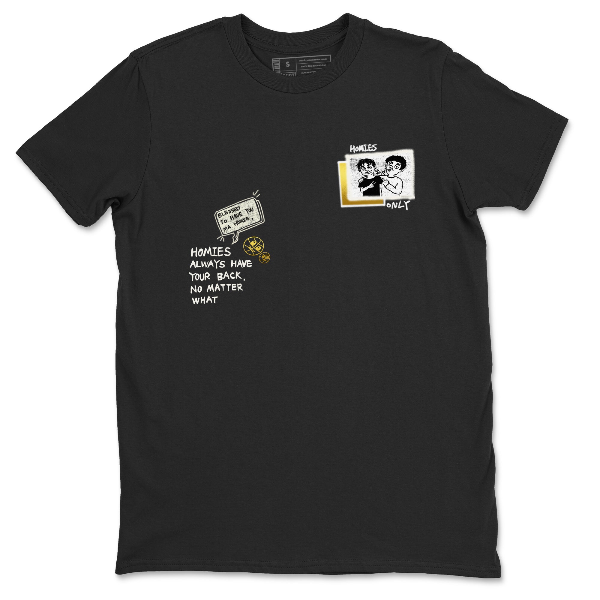 Air Jordan 4 WMNS Sail shirt to match jordans Homies Only sneaker tees 4s Sail Drip Gear Zone unisex cotton Black 2 crew neck shirt