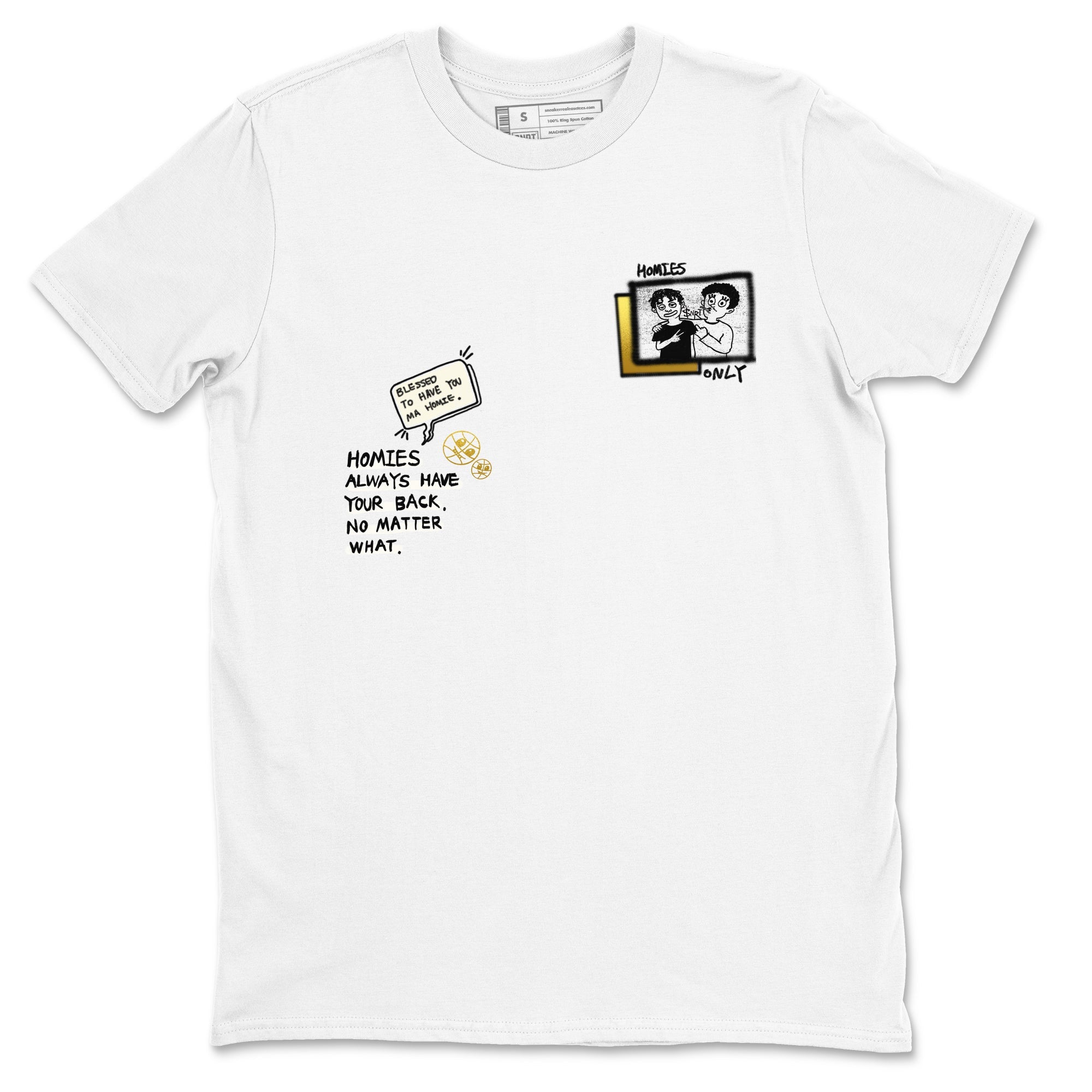 Air Jordan 4 WMNS Sail shirt to match jordans Homies Only sneaker tees 4s Sail Drip Gear Zone unisex cotton White 2 crew neck shirt