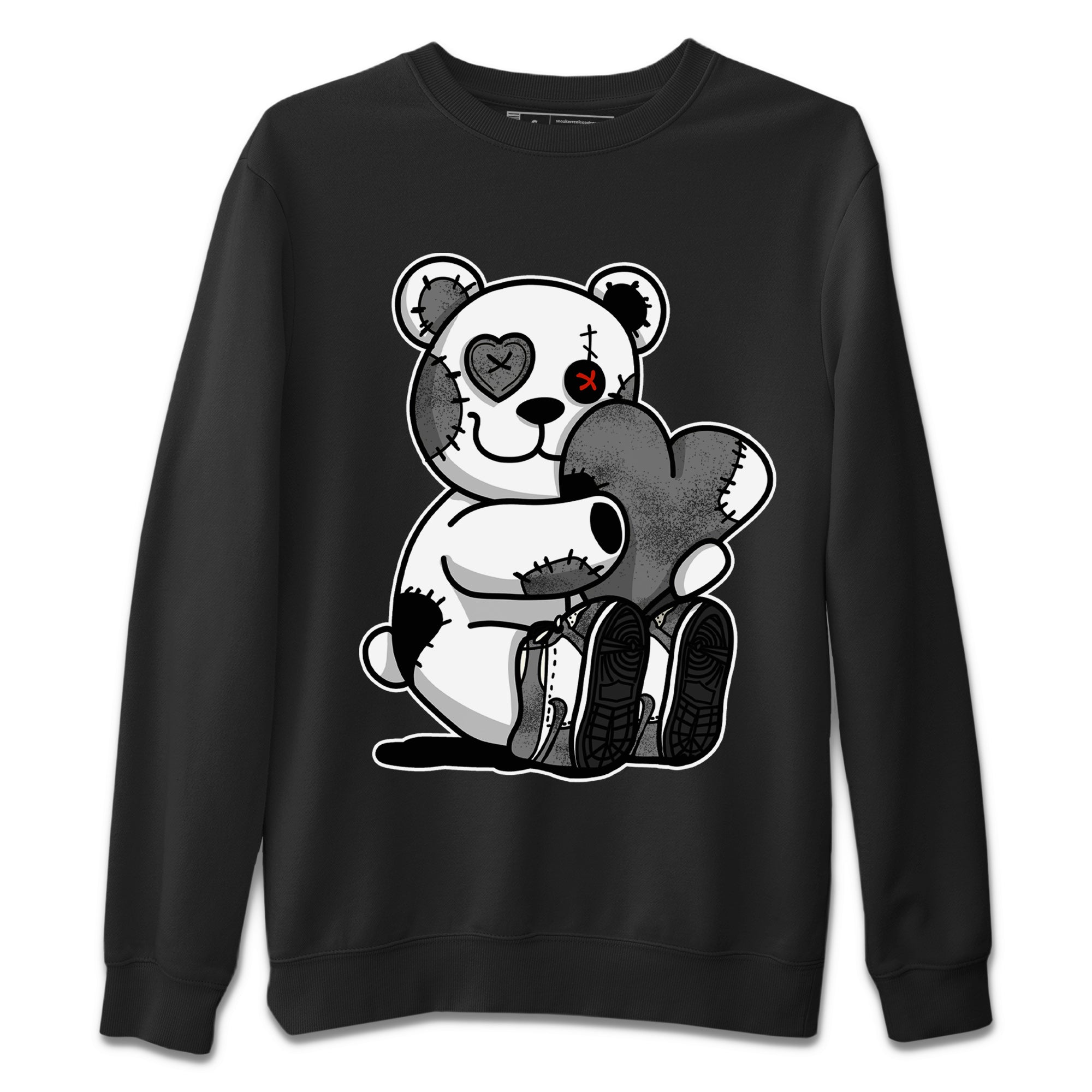 Air Jordan 1 Washed Heritage Sneaker Match Tees Hugging Bear Streetwear Sneaker Shirt Air Jordan 1 Washed Heritage T-Shirt Unisex Shirts Black 2