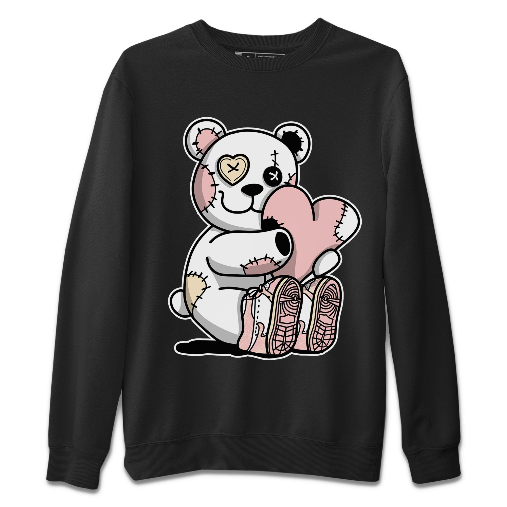 Air Jordan 1 Washed Pink Sneaker Match Tees Hugging Bear Streetwear Sneaker Shirt Air Jordan 1 WMNS Washed Pink Tees Unisex Shirts Black 2