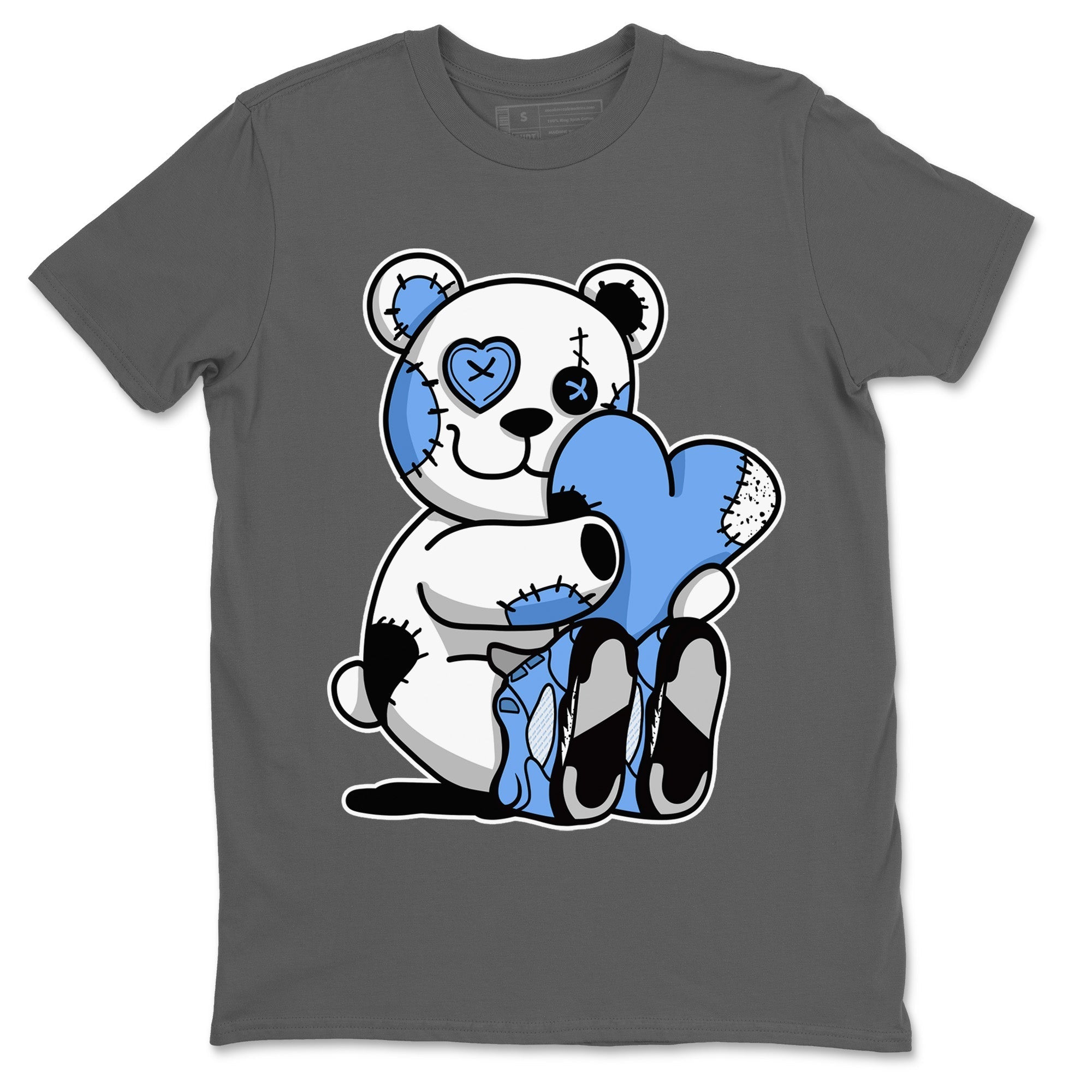 Air Jordan 5 UNC Shirt To Match Jordans Hugging Bear Sneaker Tees Air Jordan 5 Retro UNC Drip Gear Zone Sneaker Matching Clothing Unisex Shirts Cool Grey 2