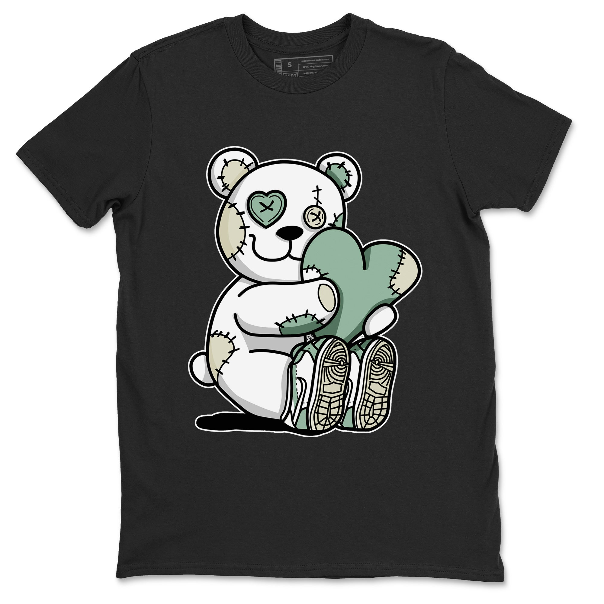 Dunk Low Mica Green Shirts Hugging Bear Streetwear Sneaker Shirt Dunk Mica Green Sneaker Release Tees Unisex Shirts Black 2