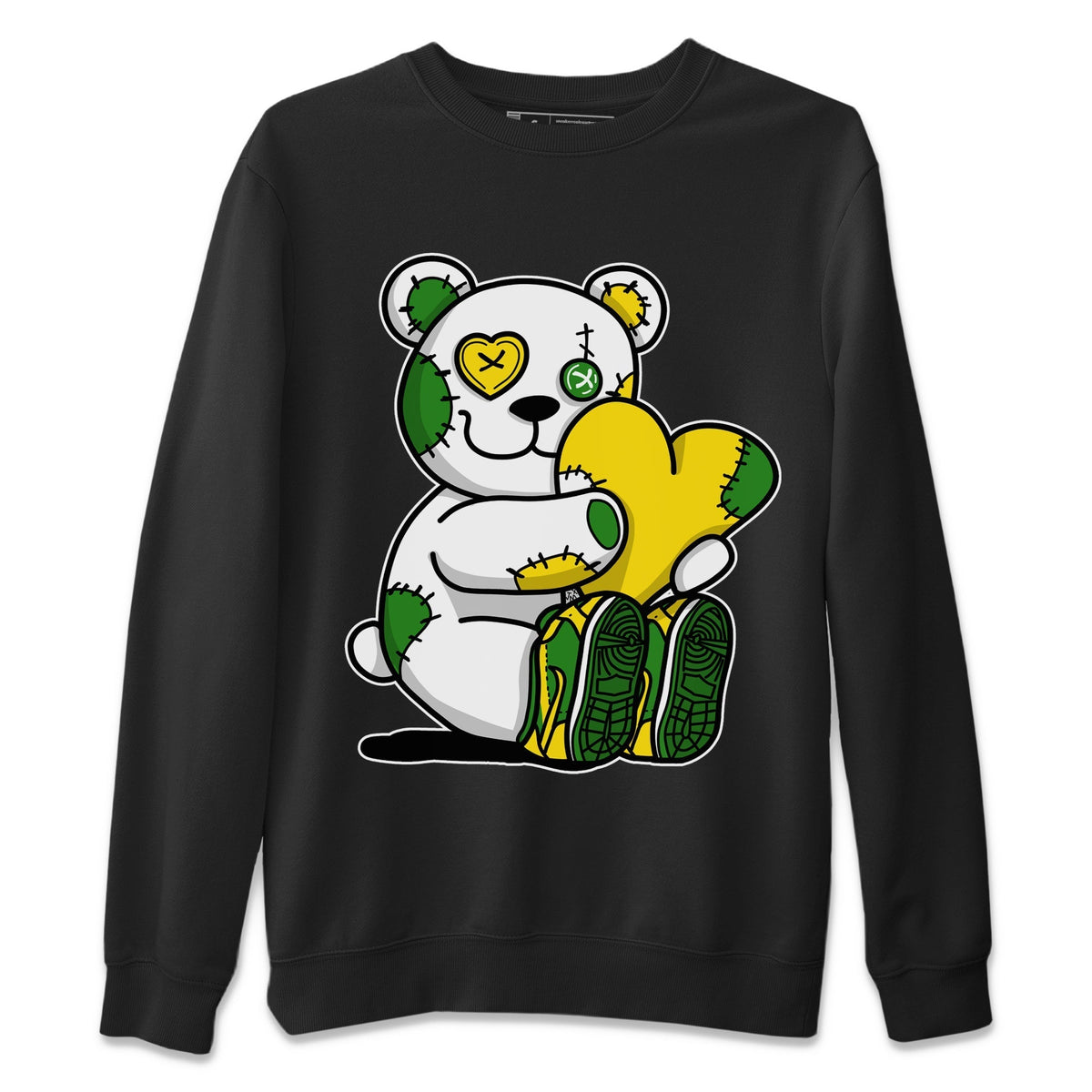 Dunk Reverse Brazil Sneaker Match Tees Hugging Bear Sneaker Tees Dunk Reverse Brazil Jordan to match sneaker T-Shirt Crew Neck Shirts