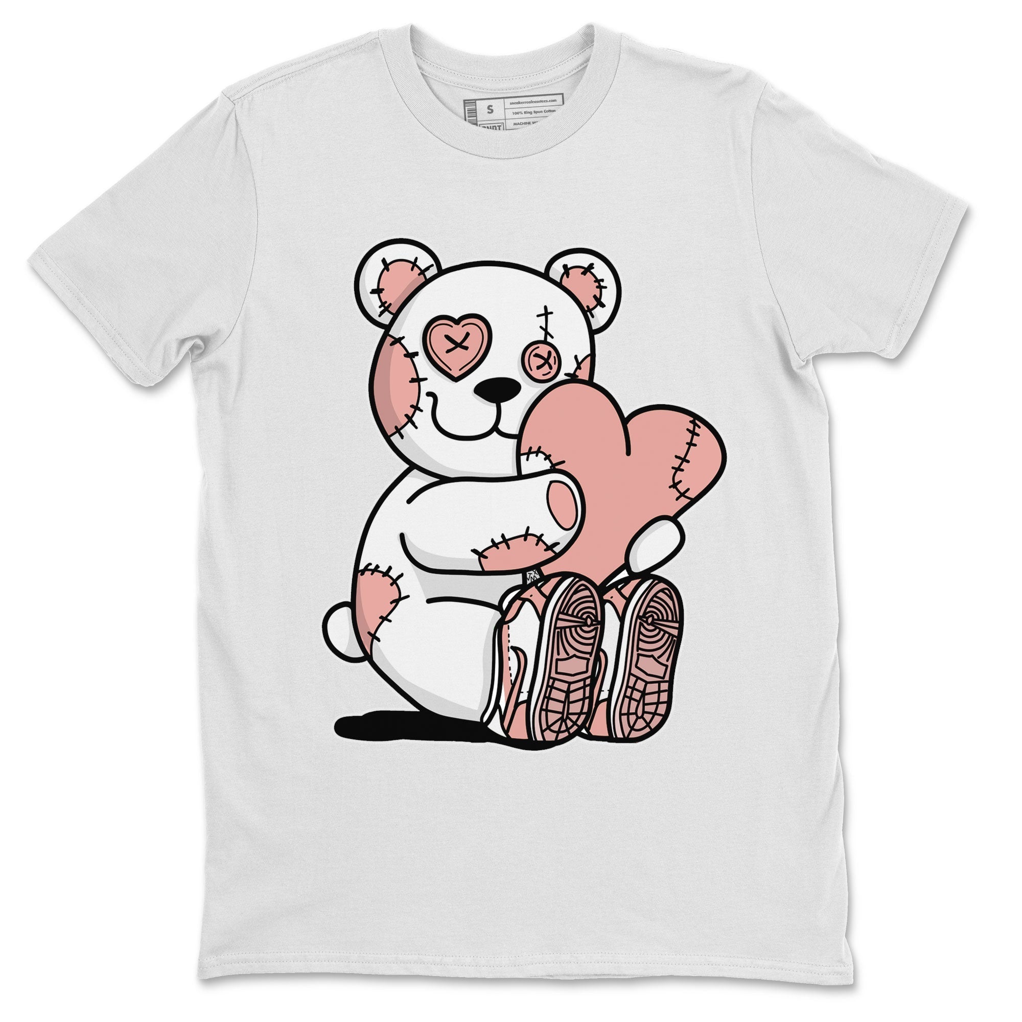Dunk Low WMNS Rose Whisper shirt to match jordans Hugging Bear Streetwear Sneaker Shirt Dunk Rose Whisper Drip Gear Zone Sneaker Matching Clothing Casual Unisex shirts White 2 T-Shirt