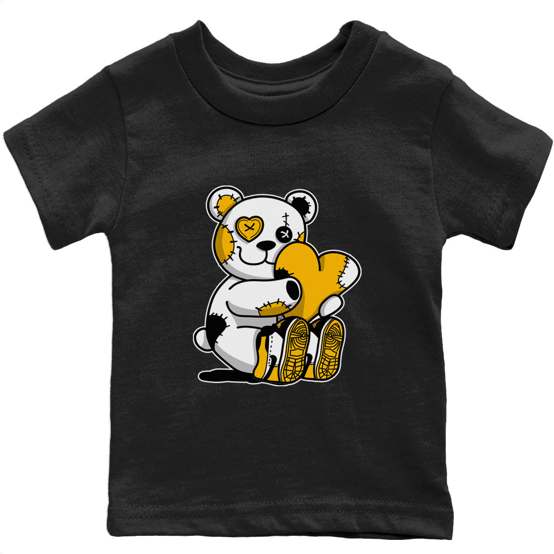 Jordan 1 Taxi Sneaker Matching T-Shirt Hugging Bear Sneaker Tees Jordan 1 Taxi Sneaker Release Tees Kids Shirts