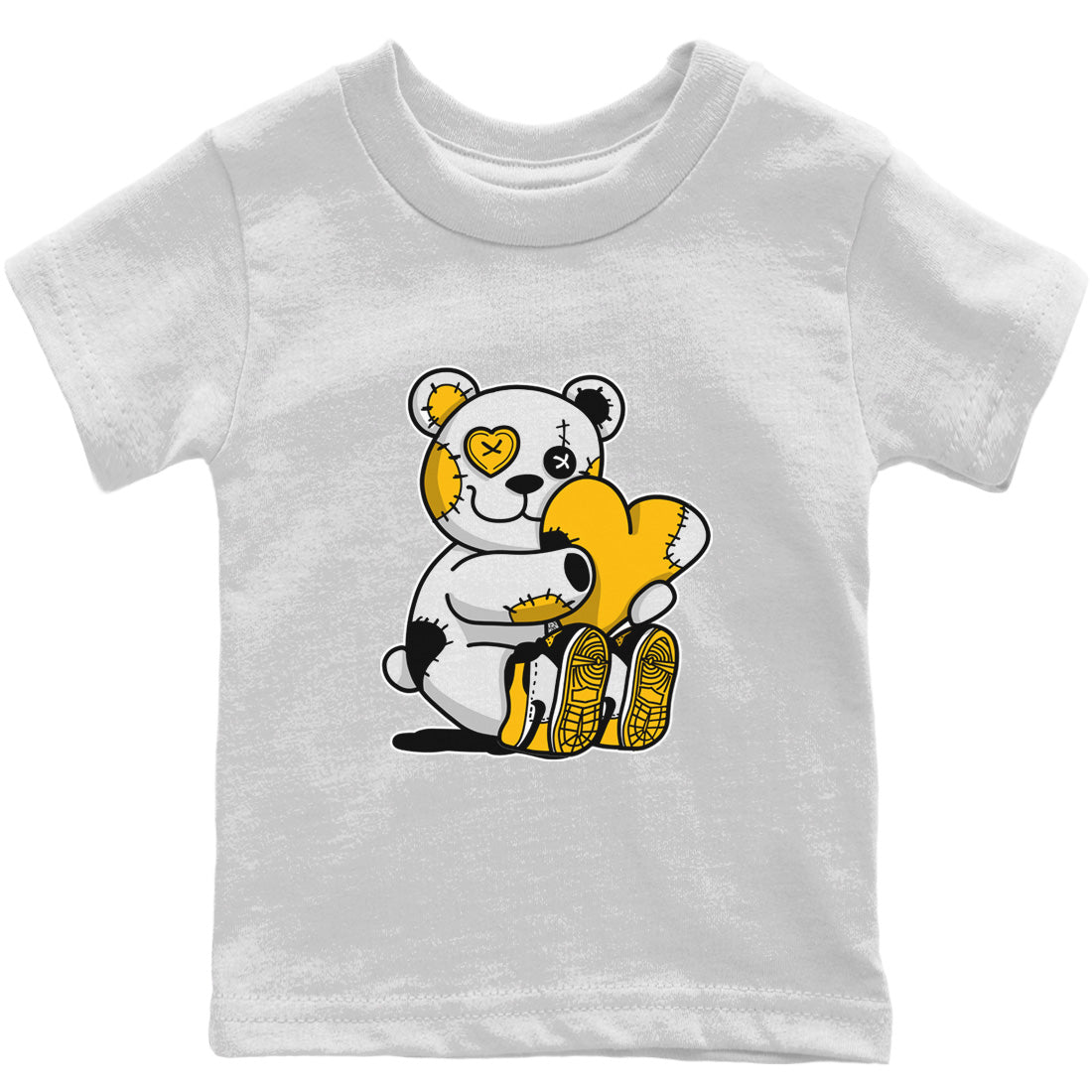 Jordan 1 Taxi Sneaker Matching T-Shirt Hugging Bear Sneaker Tees Jordan 1 Taxi Sneaker Release Tees Kids Shirts