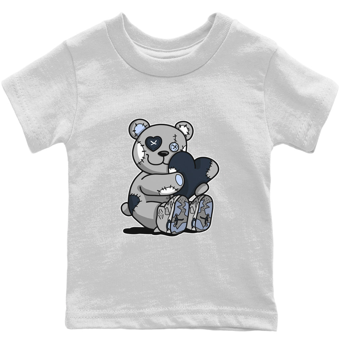 Jordan 6 Georgetown Sneaker Matching T-Shirt Hugging Bear Sneaker Tees Jordan 6 Georgetown Sneaker Release Tees Kids Shirts