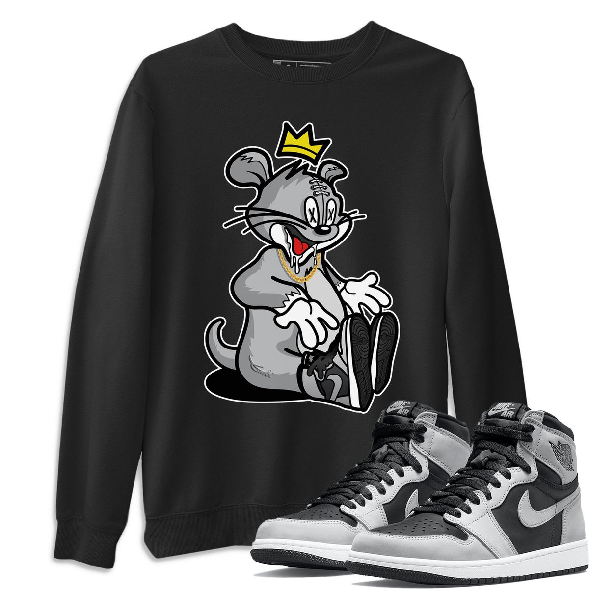 Jordan 1 Shadow 2.0 Shirt To Match Jordans Hungry Cat Sneaker Tees Jordan 1 Shadow 2.0 Drip Gear Zone Sneaker Matching Clothing Unisex Shirts