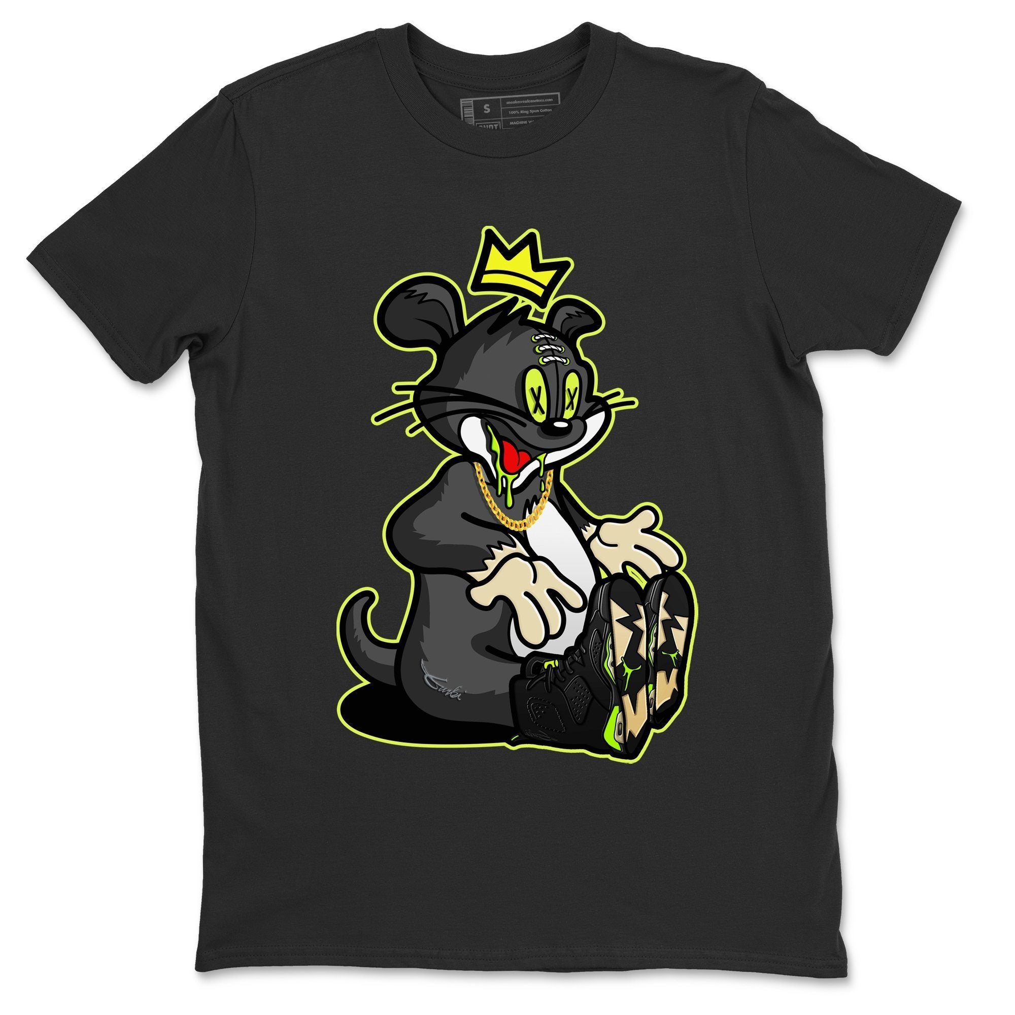 Jordan 6 Electric Green Shirt To Match Jordans Hungry Cat Sneaker Tees Jordan 6 Electric Green Drip Gear Zone Sneaker Matching Clothing Unisex Shirts