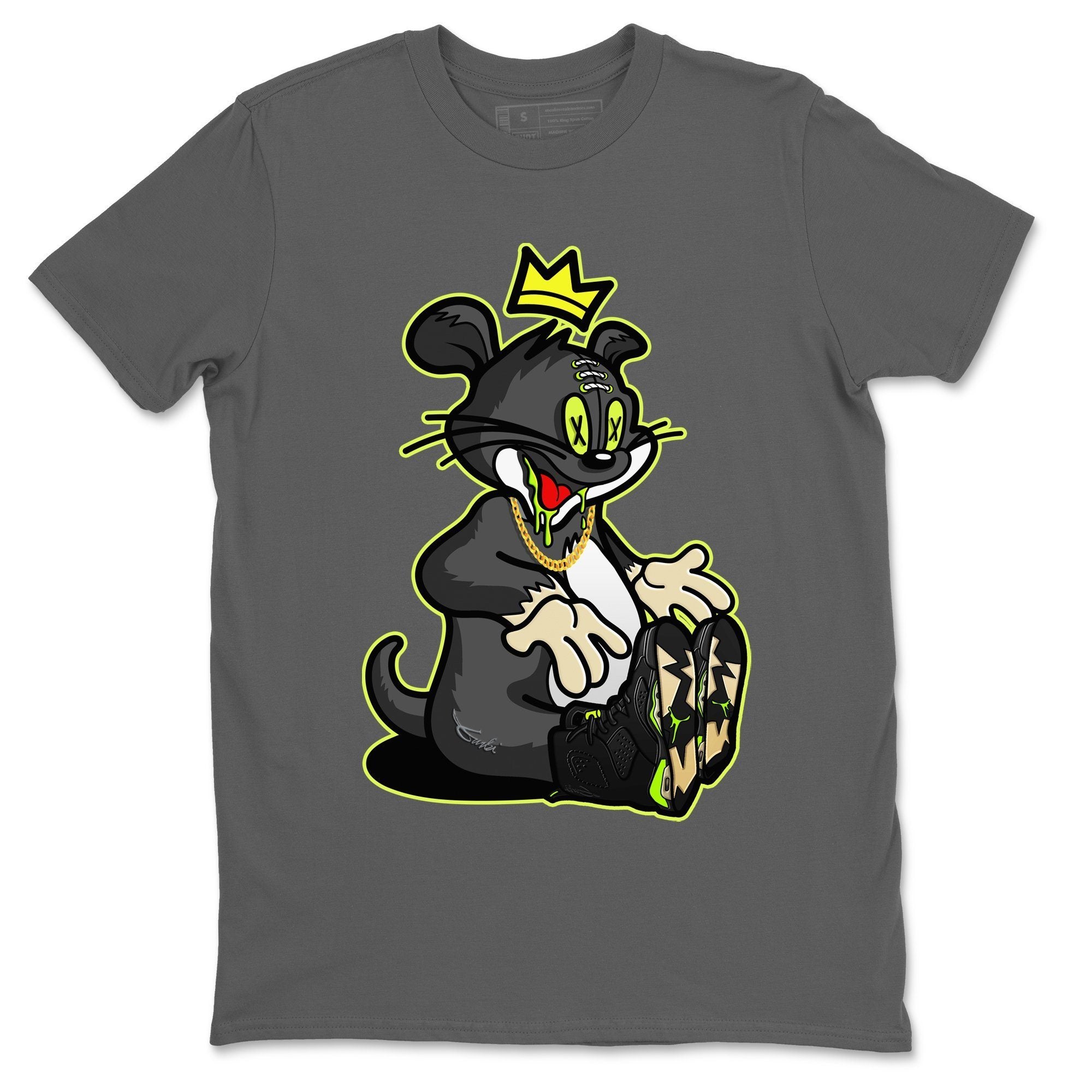 Jordan 6 Electric Green Shirt To Match Jordans Hungry Cat Sneaker Tees Jordan 6 Electric Green Drip Gear Zone Sneaker Matching Clothing Unisex Shirts