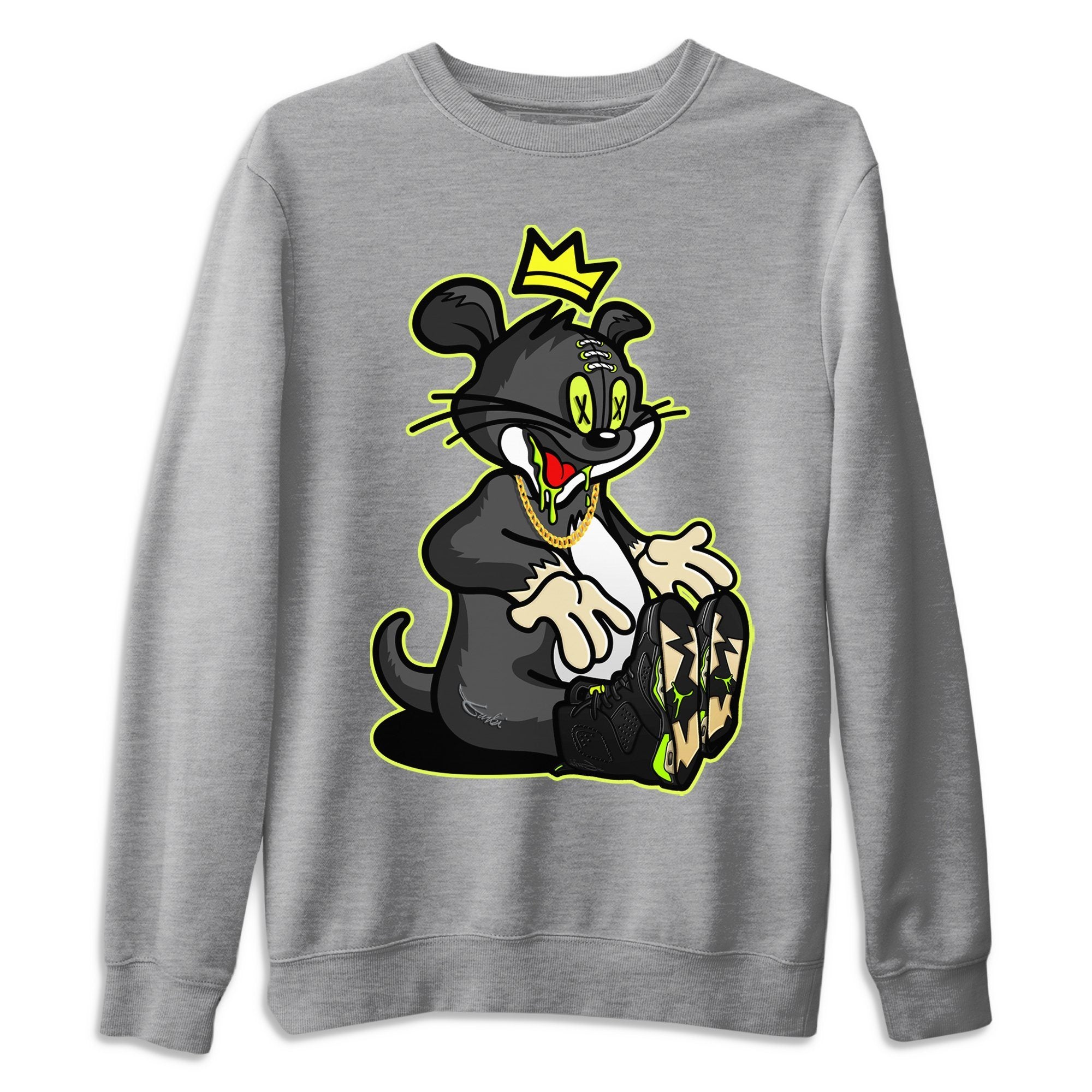 Jordan 6 Electric Green Shirt To Match Jordans Hungry Cat Sneaker Tees Jordan 6 Electric Green Drip Gear Zone Sneaker Matching Clothing Unisex Shirts