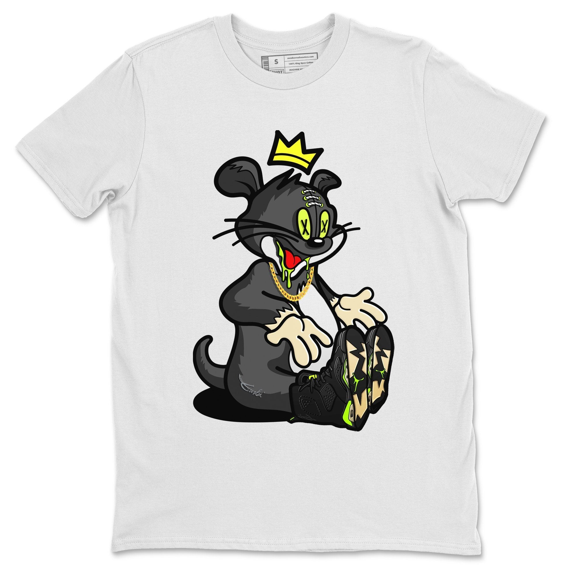 Jordan 6 Electric Green Shirt To Match Jordans Hungry Cat Sneaker Tees Jordan 6 Electric Green Drip Gear Zone Sneaker Matching Clothing Unisex Shirts