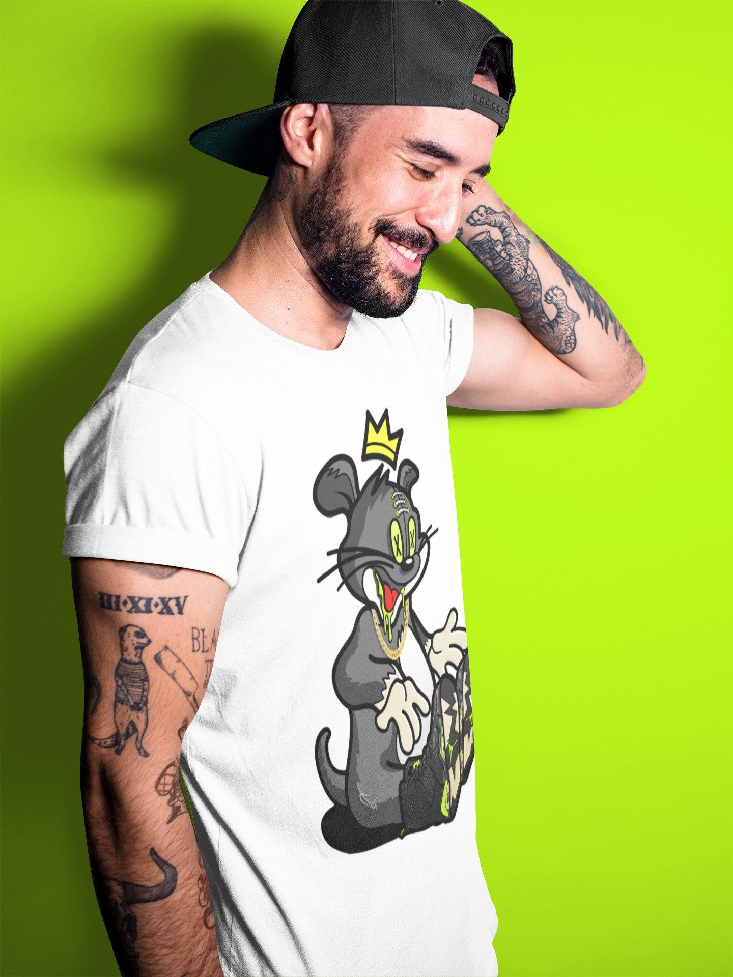 Jordan 6 Electric Green Shirt To Match Jordans Hungry Cat Sneaker Tees Jordan 6 Electric Green Drip Gear Zone Sneaker Matching Clothing Unisex Shirts