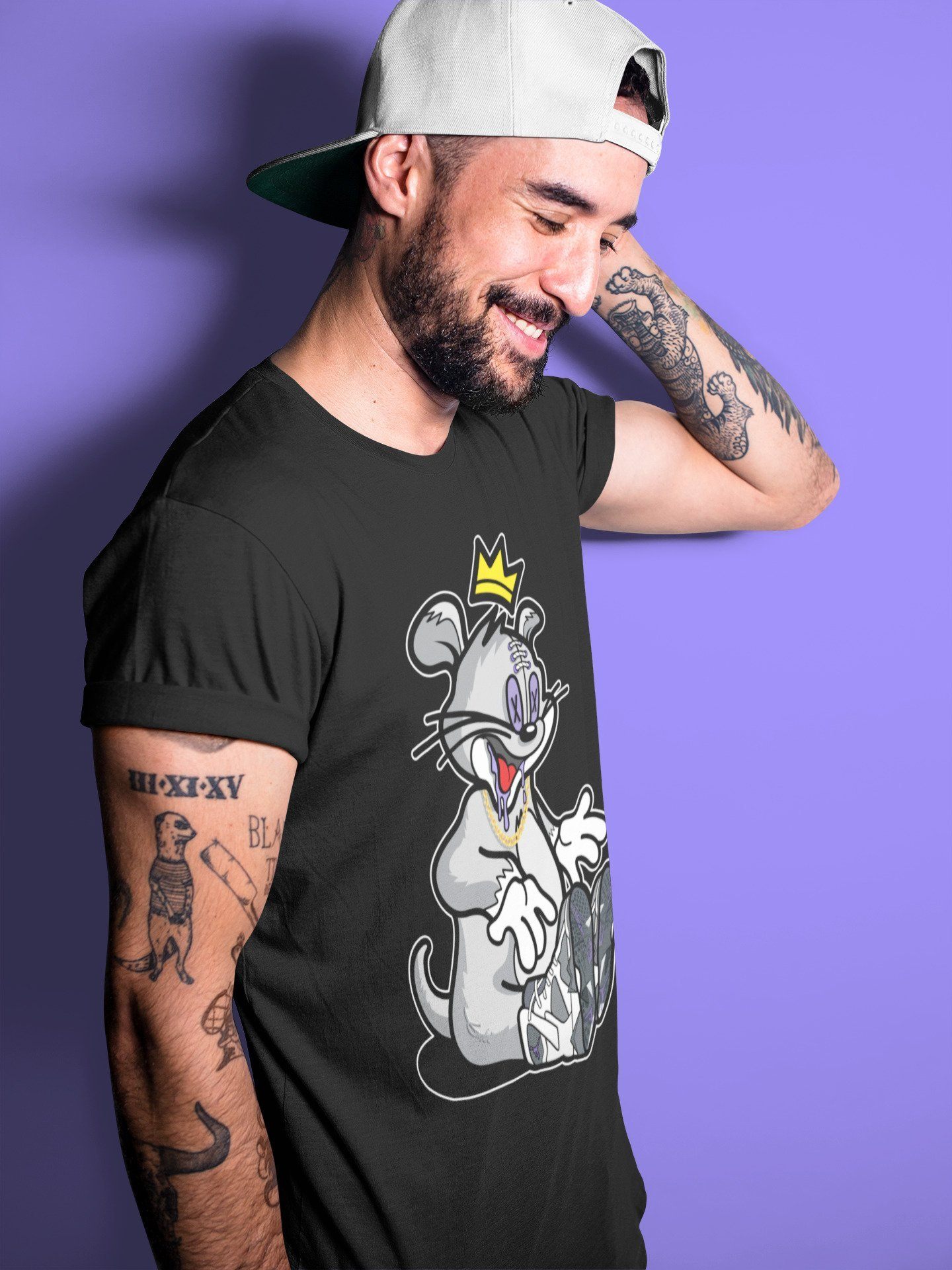 Jordan 7 Flint Shirt To Match Jordans Hungry Cat Sneaker Tees Jordan 7 Flint Drip Gear Zone Sneaker Matching Clothing Unisex Shirts